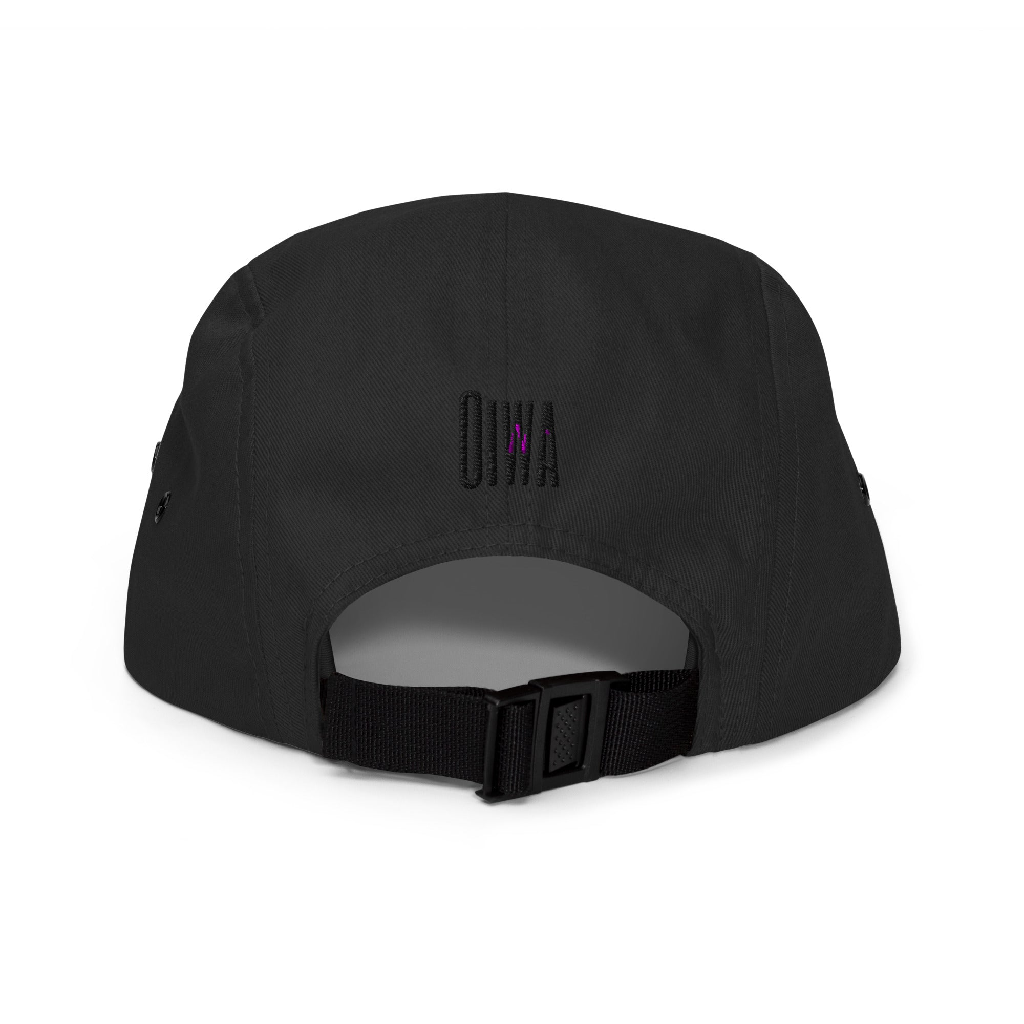 Oiwa Acty Street Embroidered Five Panel Cap Black