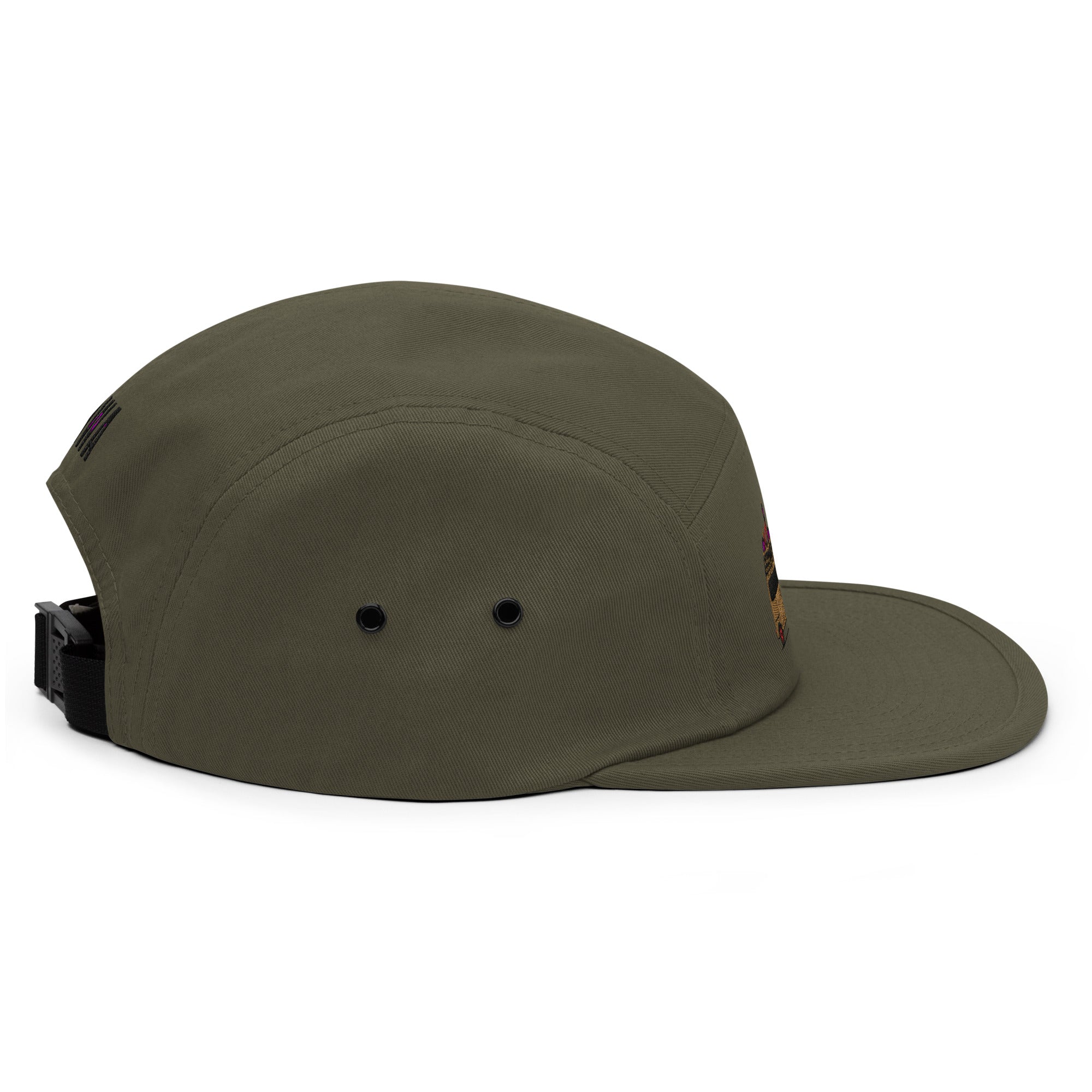 Oiwa Acty Street Embroidered Five Panel Cap Olive