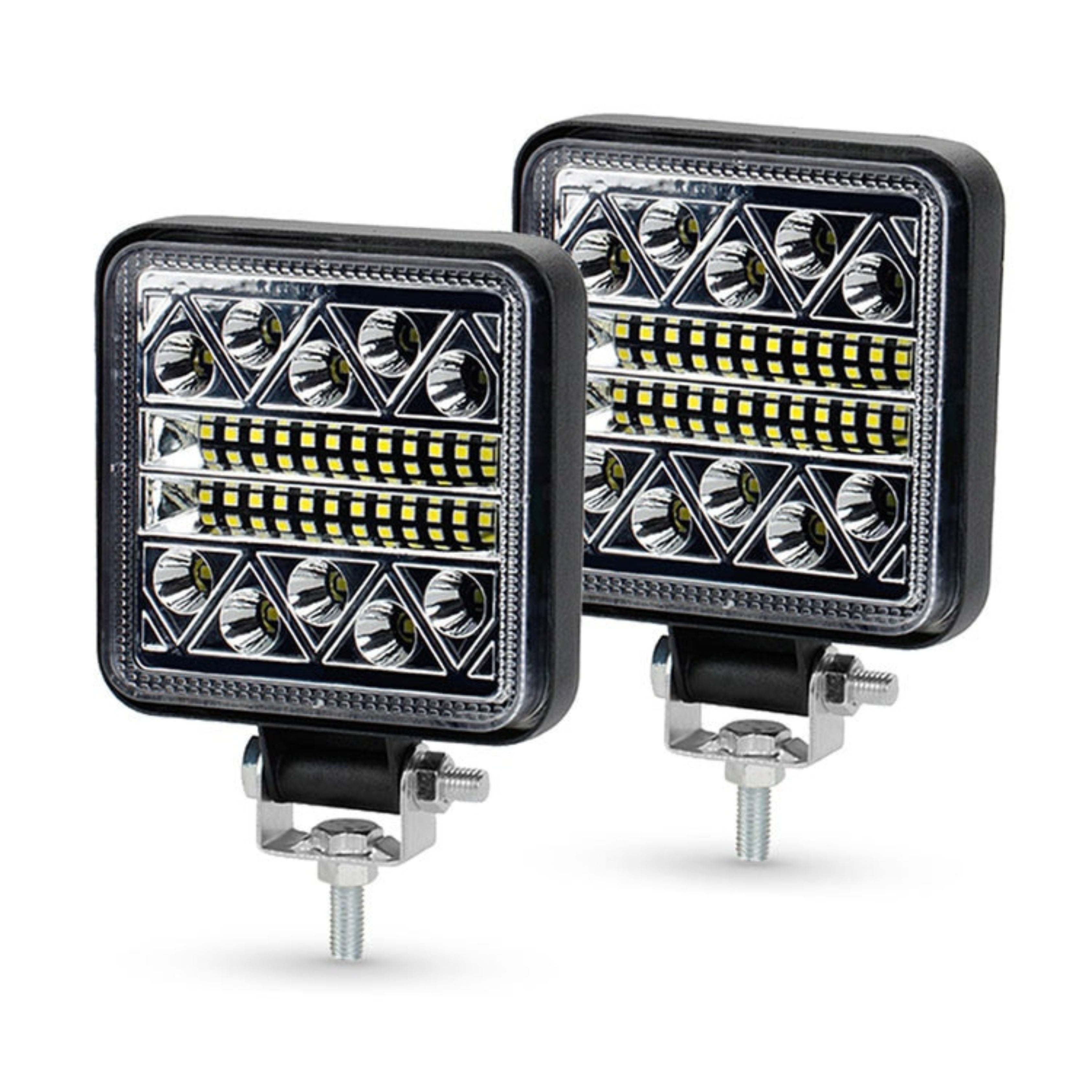 Square 4" LED Light Bar