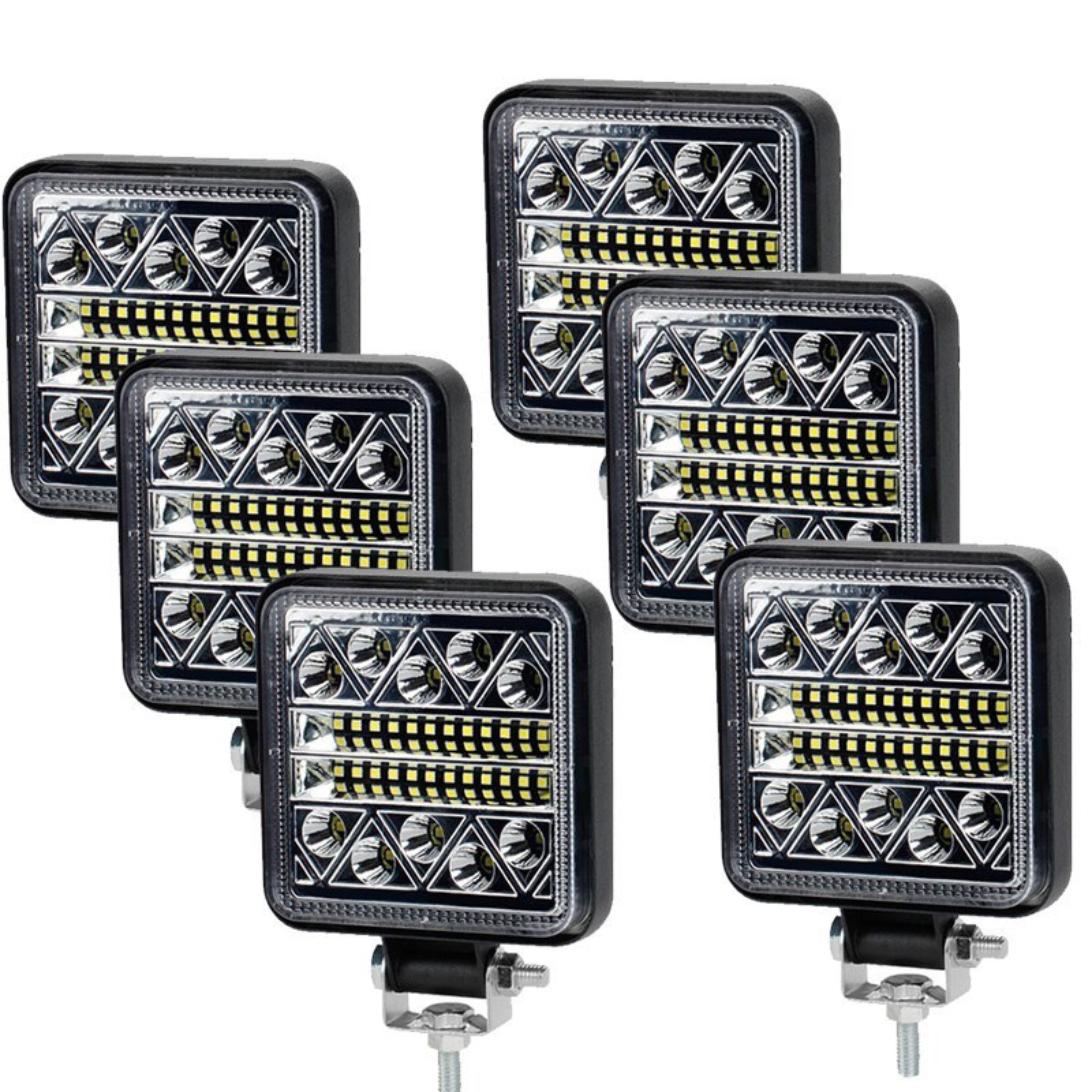 Square 4" LED Light Bar