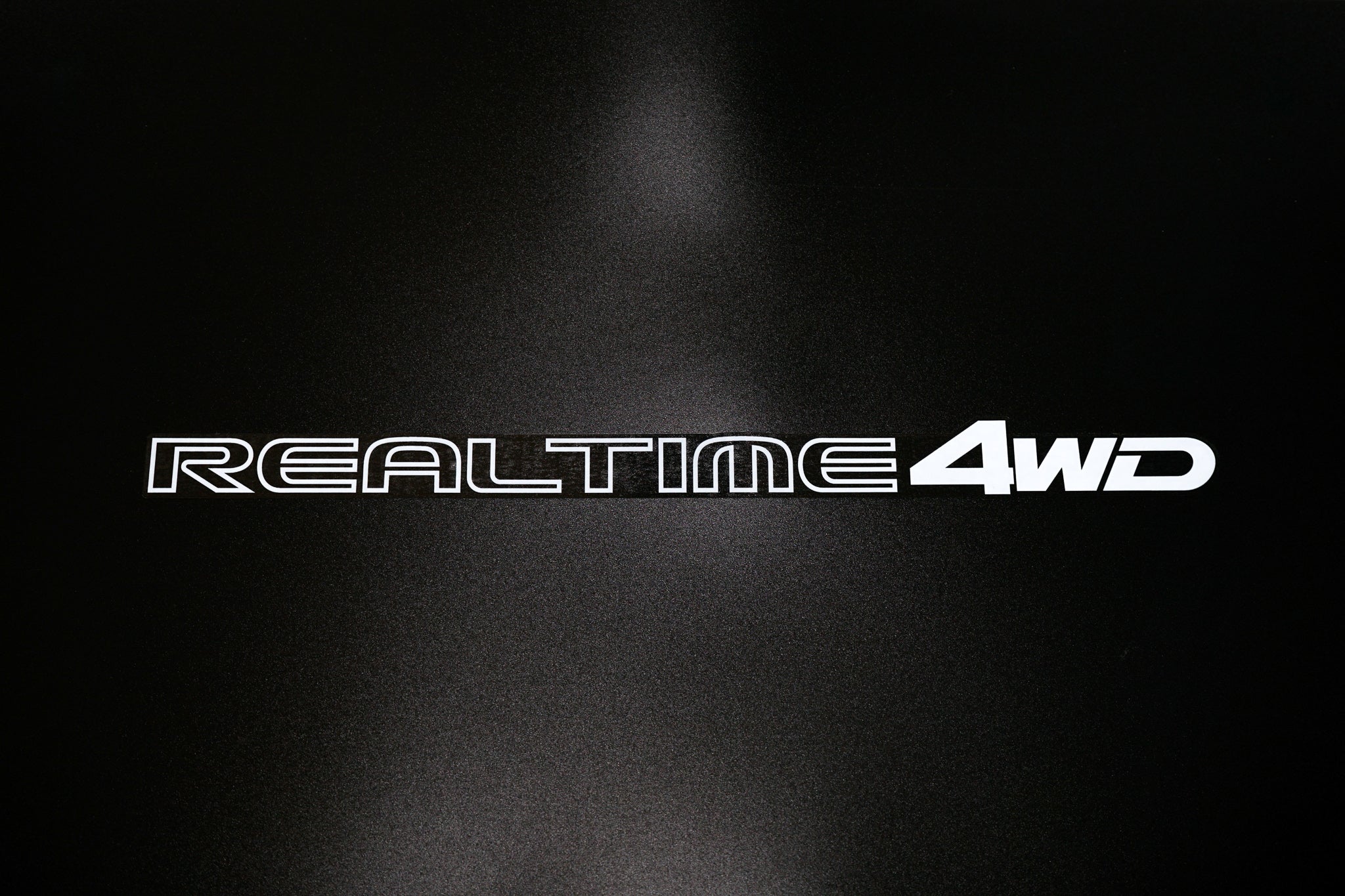 High-quality Honda Acty Replica Decals in OEM White displayed on a Black background - Perfect for JDM Mini Truck customization and upgrades