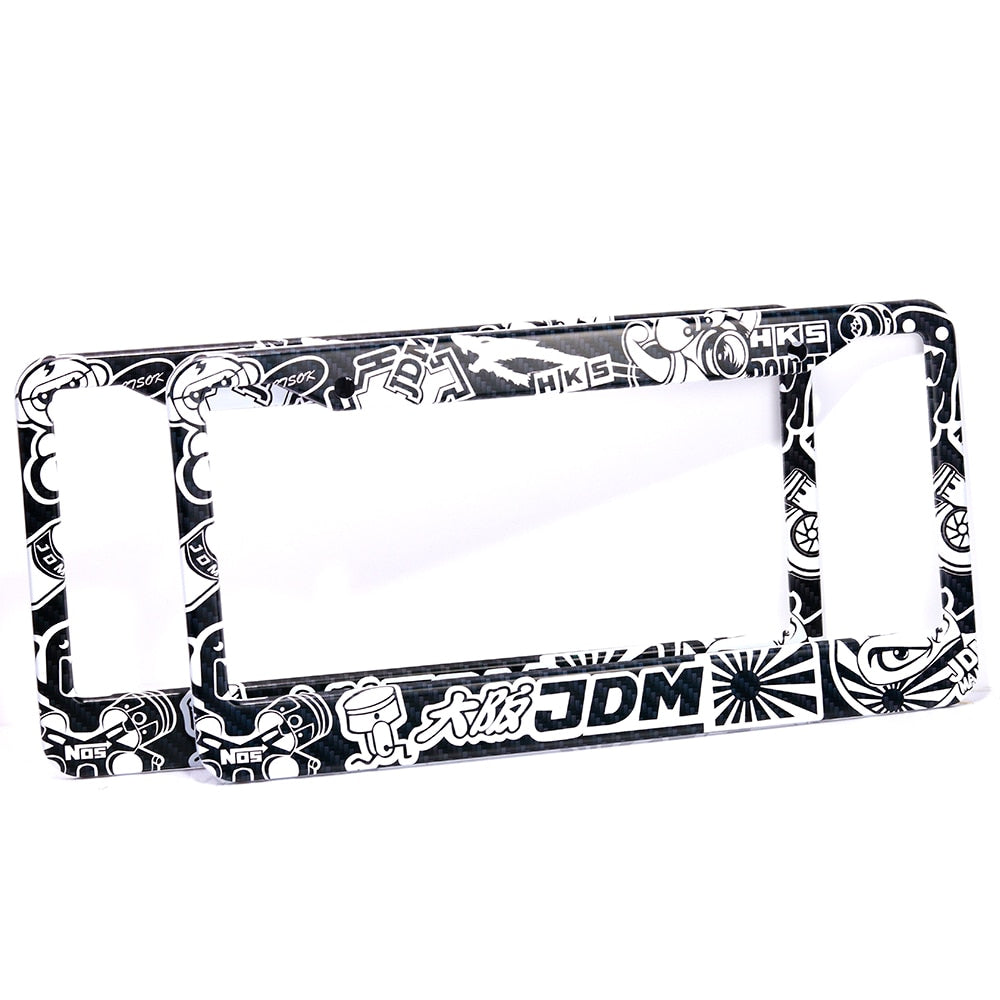 JDM Graffiti License Plate Frame