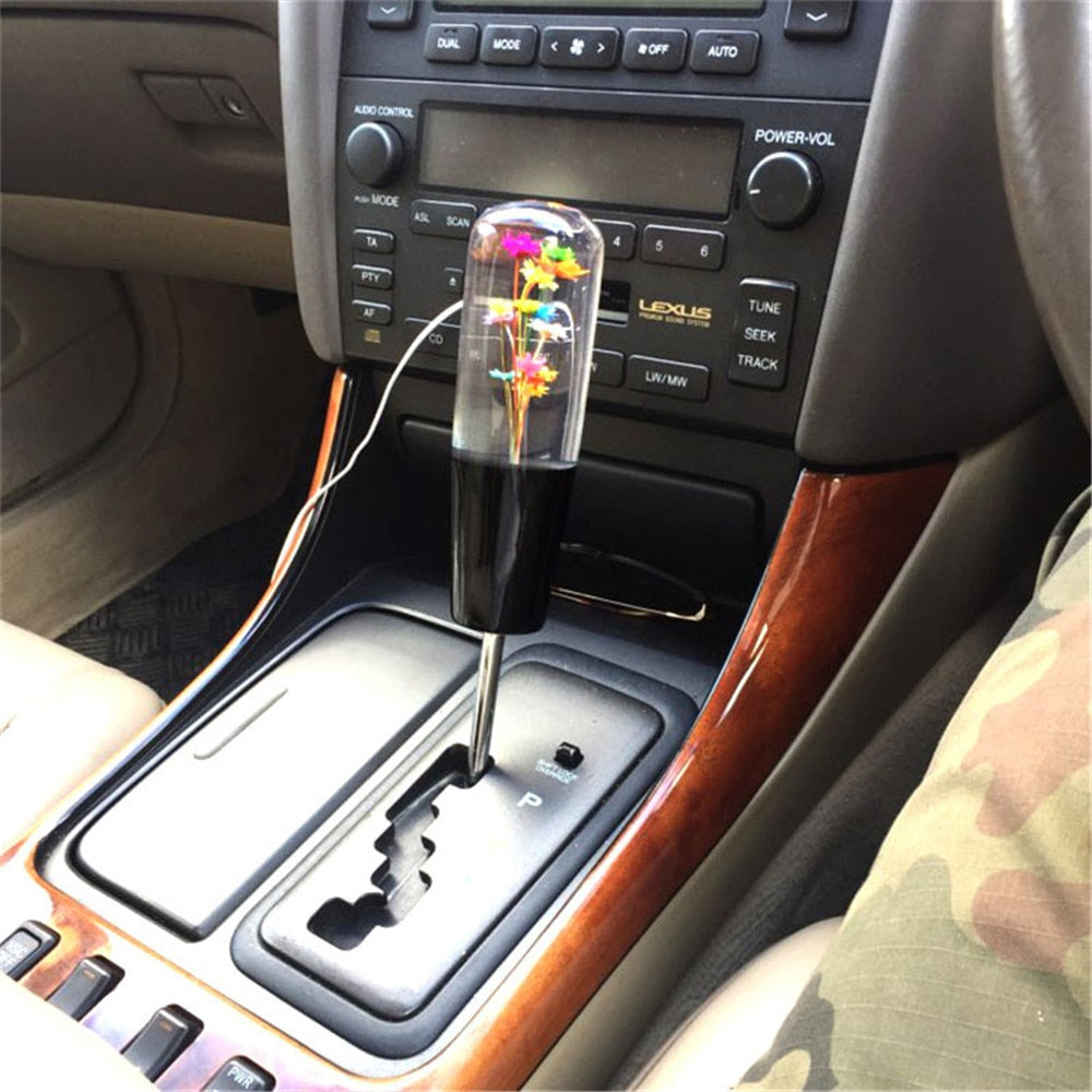 Crystal Flowers Shift Knob 10cm & 15cm