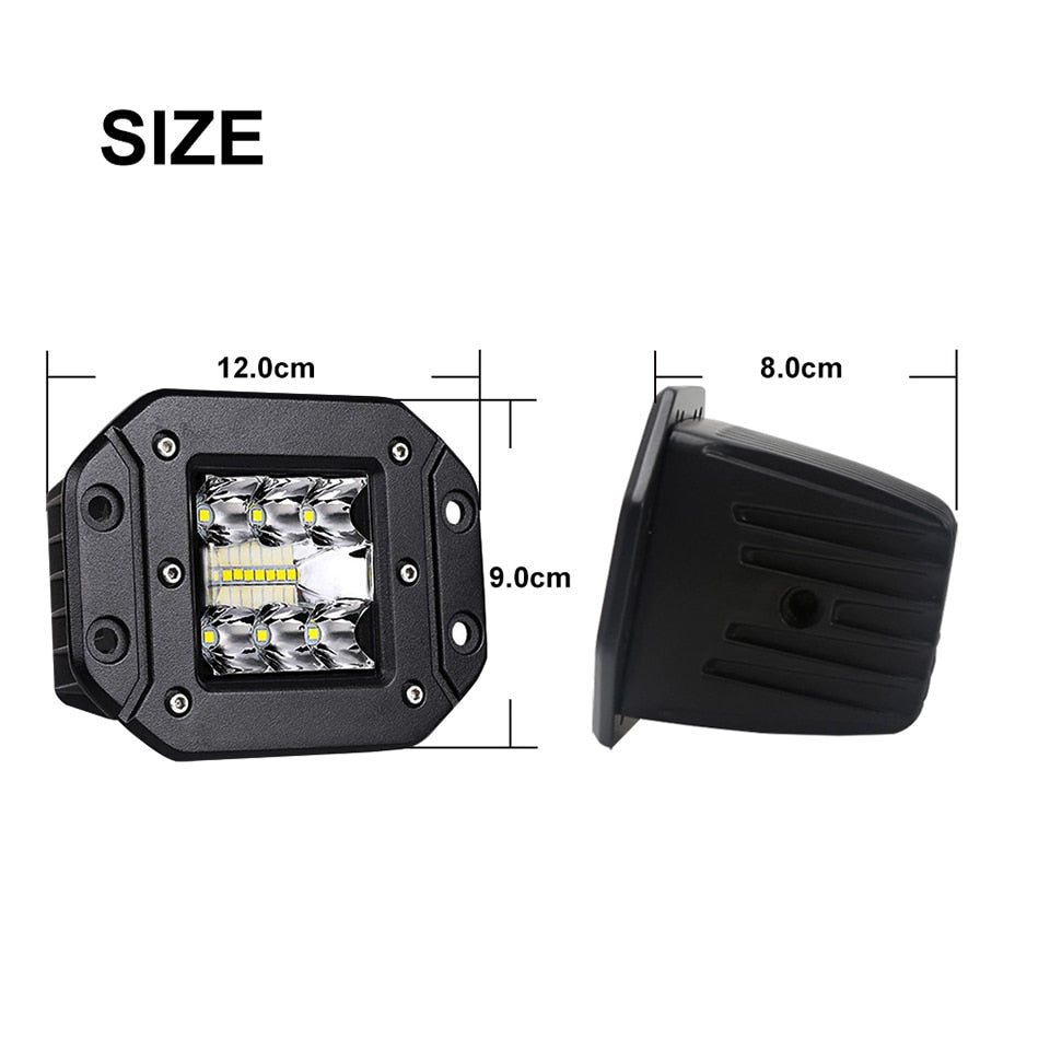 39W Flush Mount LED Pod