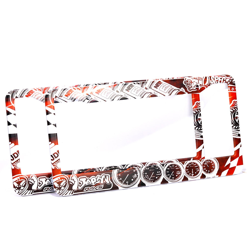 JDM Graffiti License Plate Frame