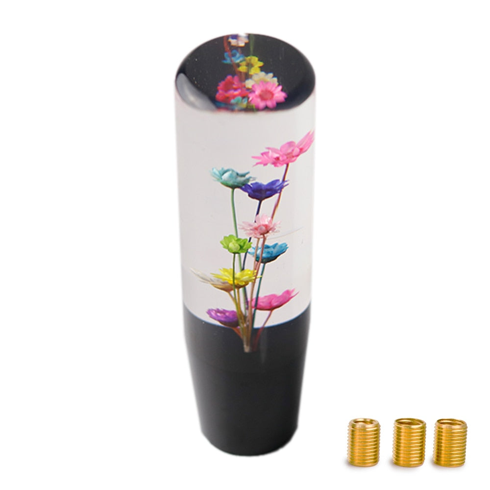 Crystal Flowers Shift Knob 10cm & 15cm