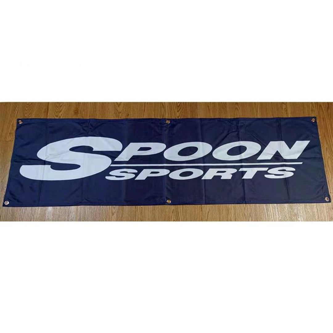 Flag Japan Spoon Sports Flag Car Banner