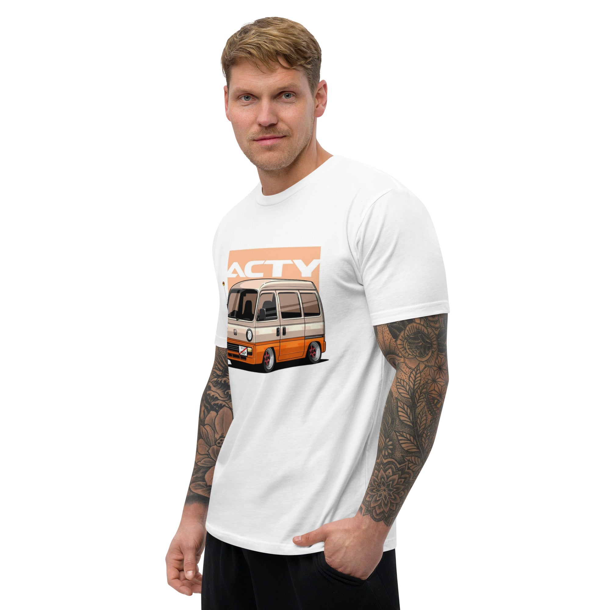 OIWA Honda Street Fitted T- Shirts White