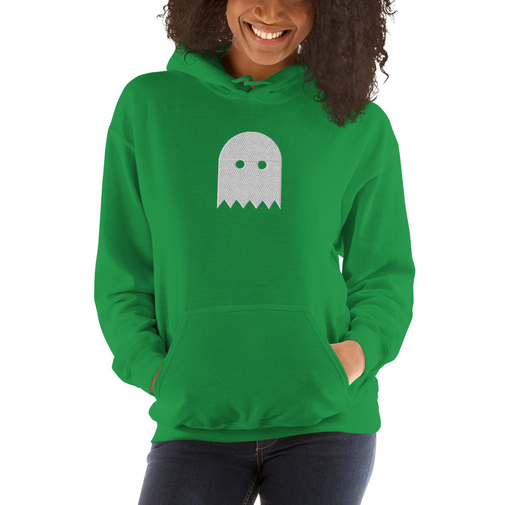 Irish Green Oiwa Embroidered Plush Hoodie