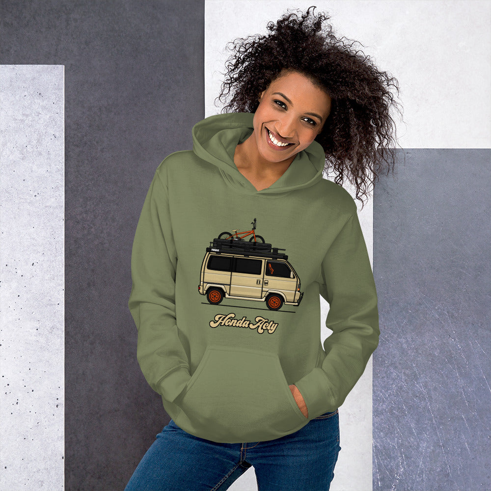 Oiwa Tjin Edition Honda Street Hoodie Military Green