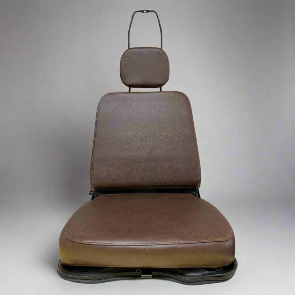 Daihatsu Hijet Seat Covers in distressed brown for driver and passenger seats, compatible with S100 and S110 models from 1994-1998.