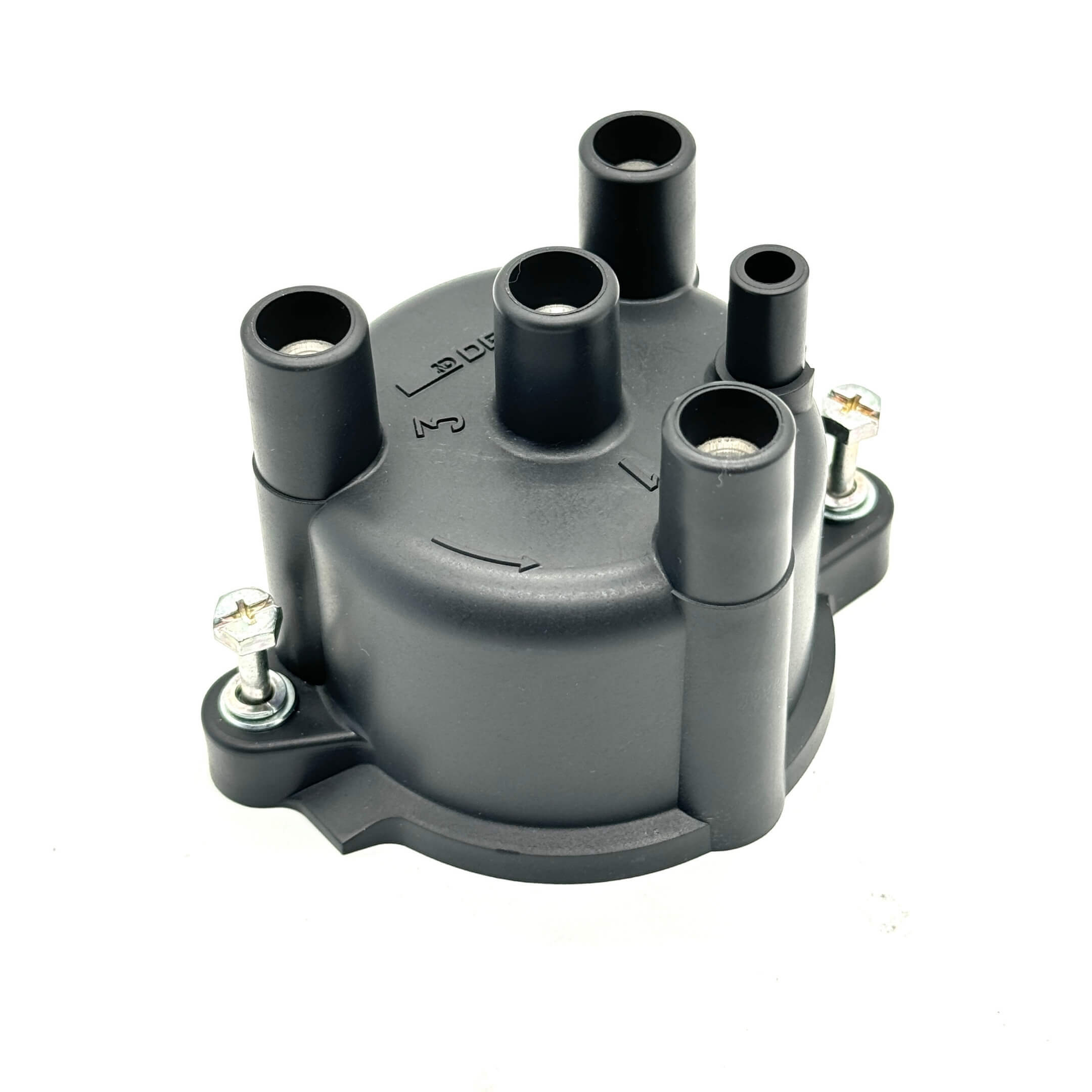 Distributor cap for Daihatsu Hijet S100P and S110P models (1994-1999), essential for maintaining optimal ignition performance in Japanese mini trucks.