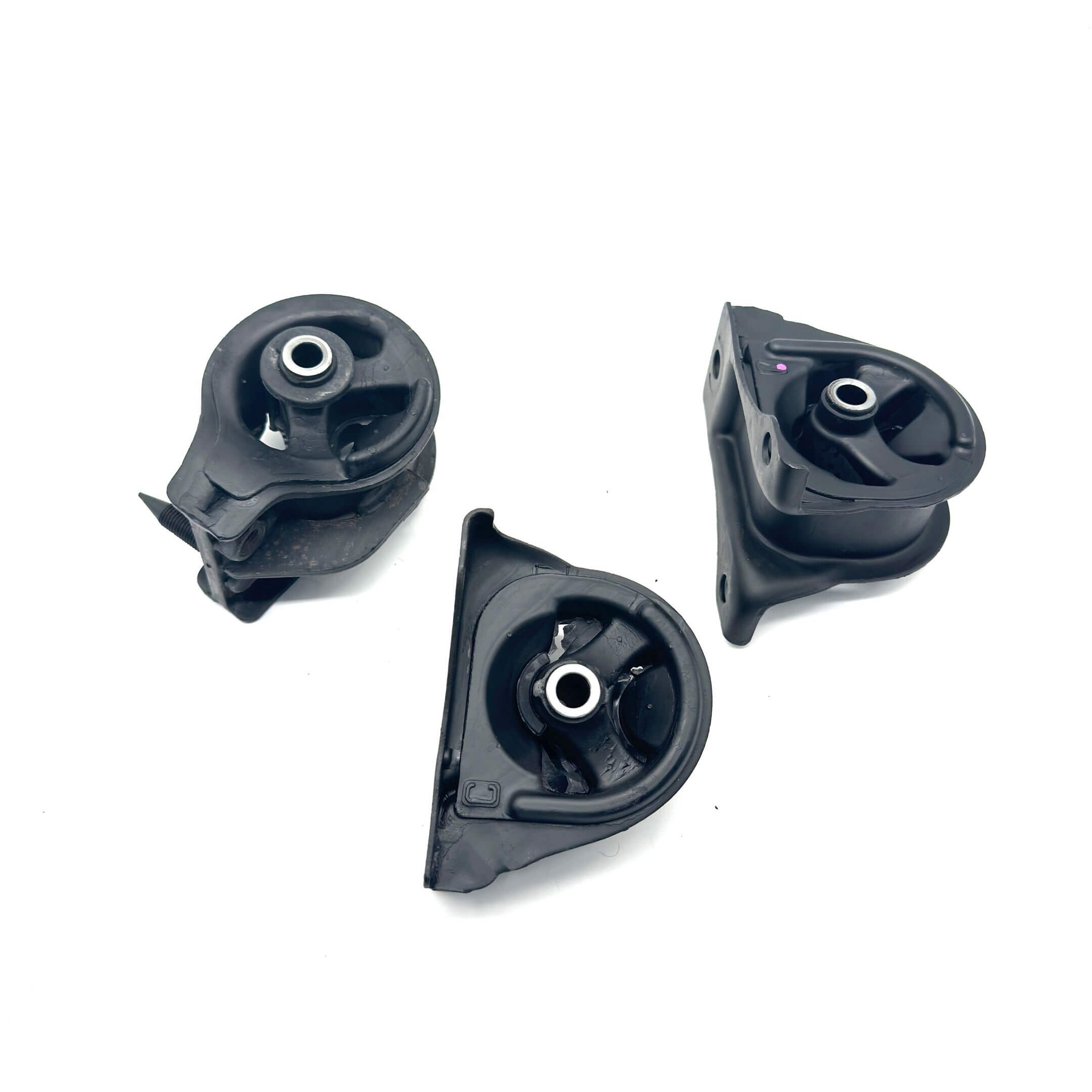 Front view of the Engine & Transmission Mount Set for Honda Acty Truck HA6, HA7 (1999-2009) - durable construction for long-lasting performance