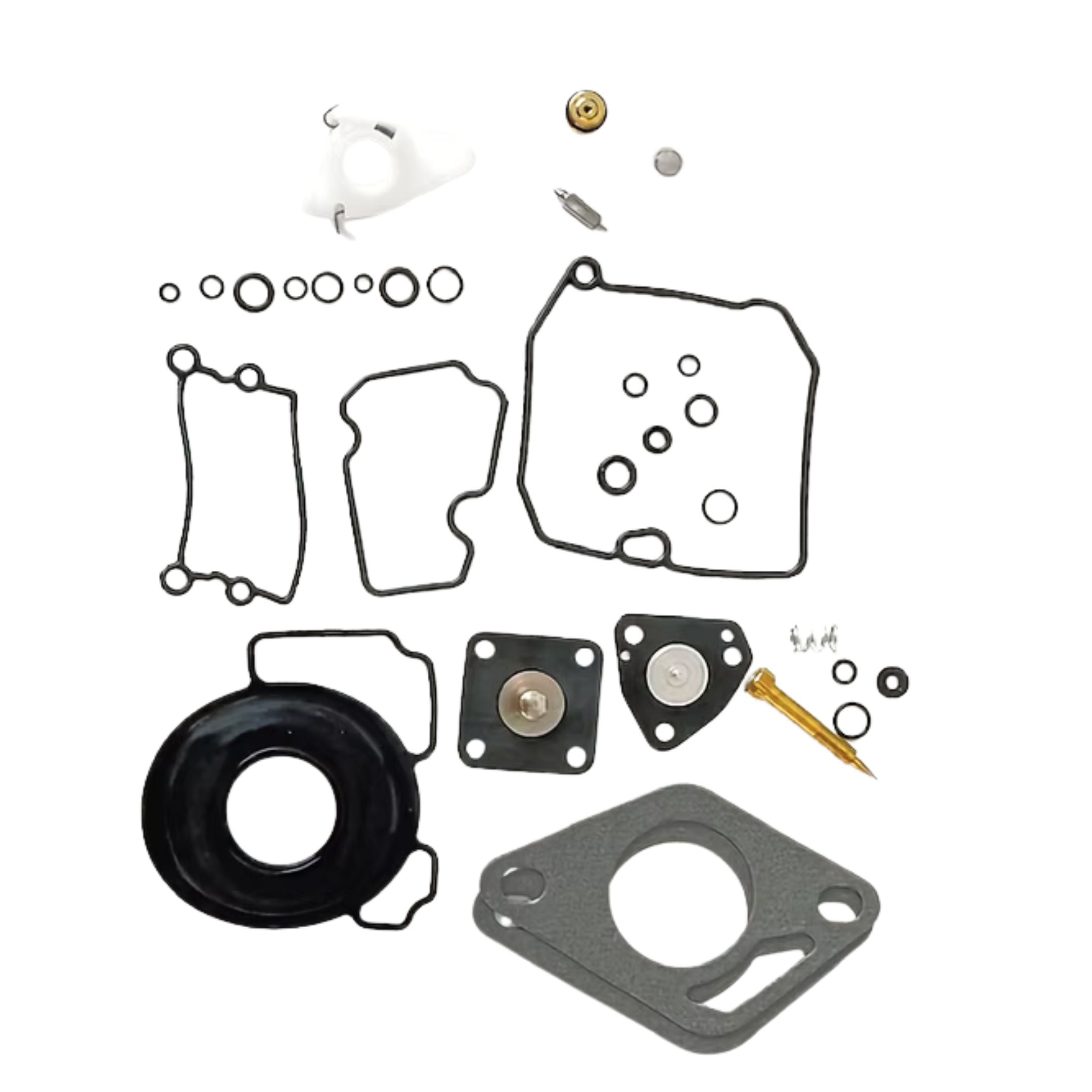 Mitsubishi Minicab Truck U41T, U42T (1990-1999)carburetor rebuild kit with OEM-style gaskets, diaphragms, jets, O-rings, springs, and mounting hardware – Carburetor Kits collection.