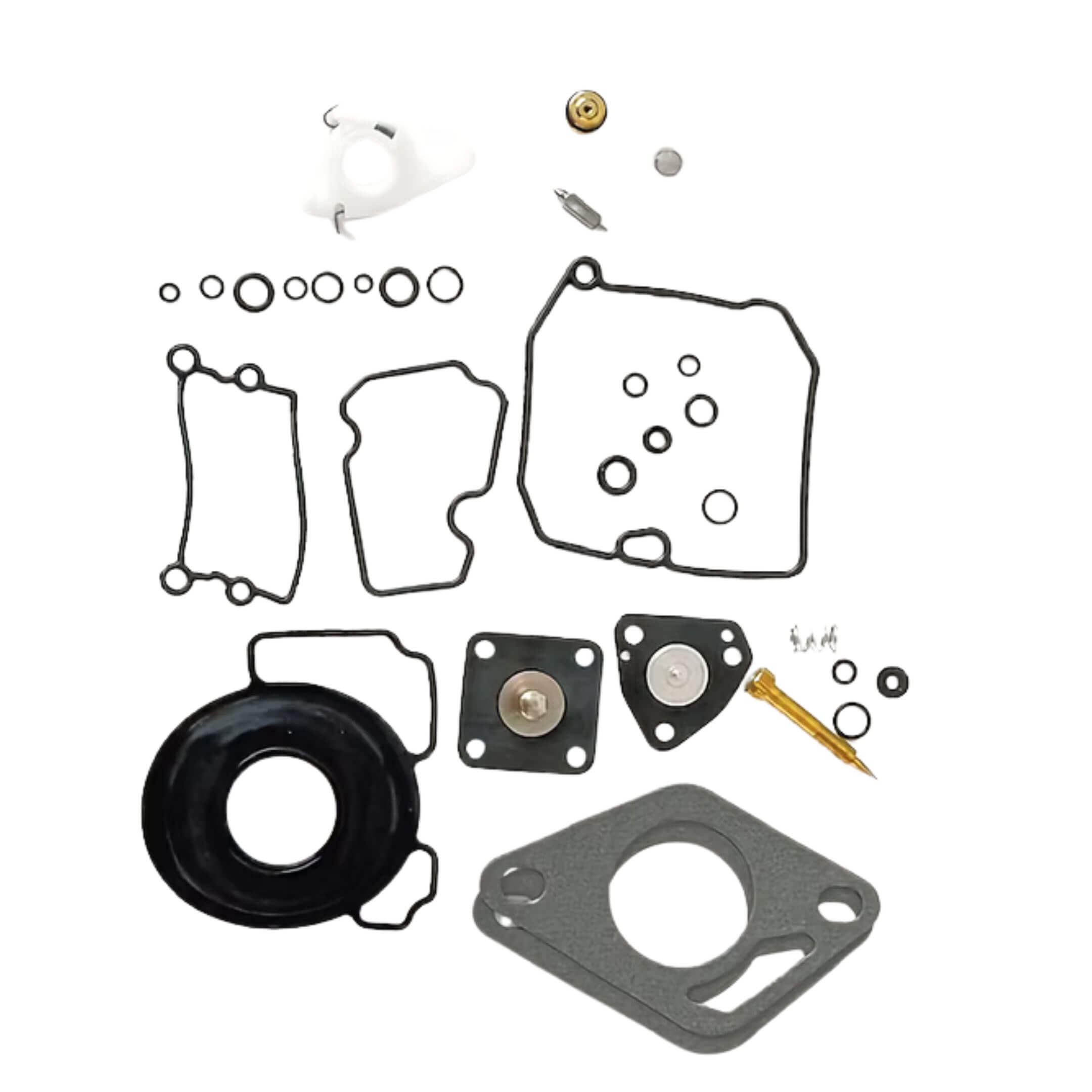 Mitsubishi Minicab Van U43V, U44V (1990-1999)carburetor rebuild kit with OEM-style gaskets, diaphragms, jets, O-rings, springs, and mounting hardware – Carburetor Kits collection.