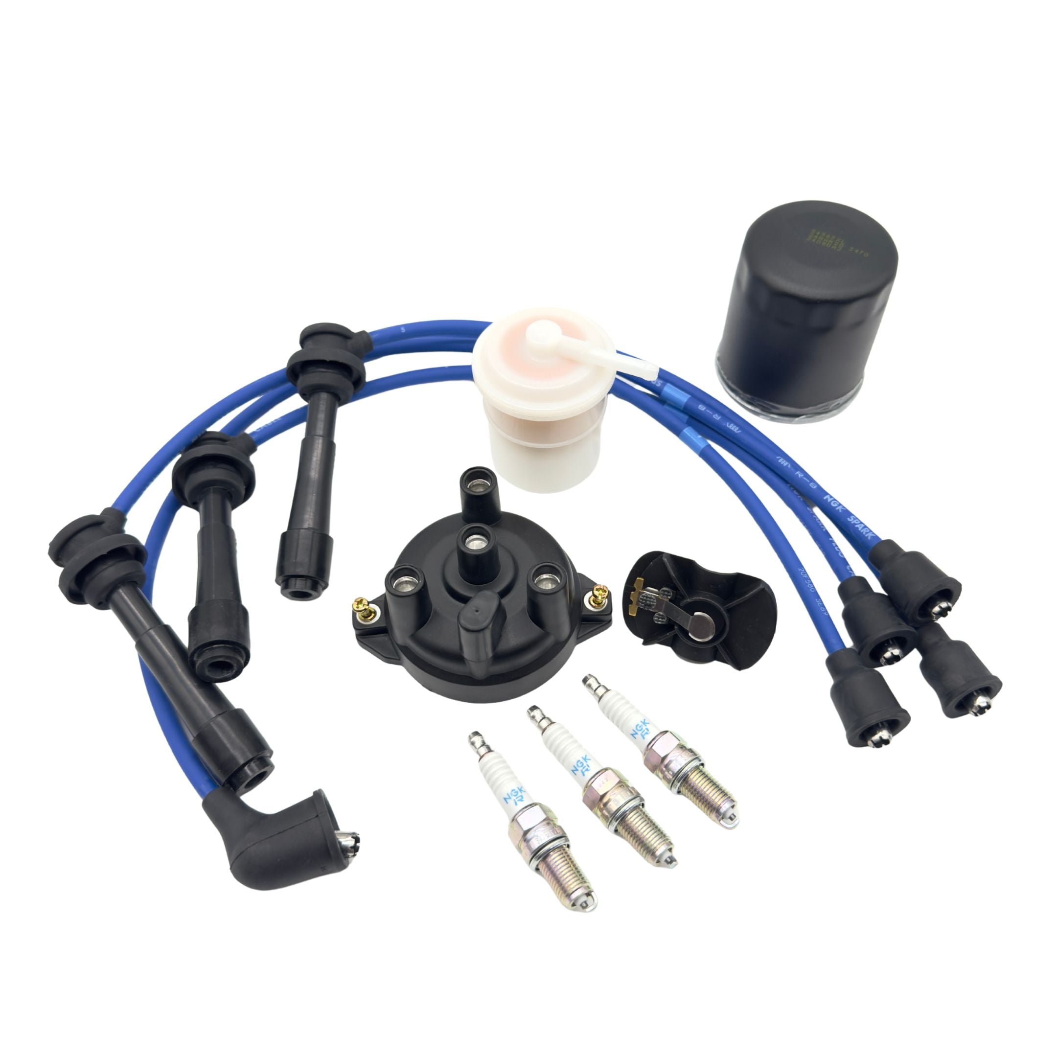 01-ignition-kit-11-piece-distributor-cap-rotor-spark-plugs-wires-fuel-filter-oil-filter-suzuki-carry-dc51t-dd51t-1991-1999.jpg