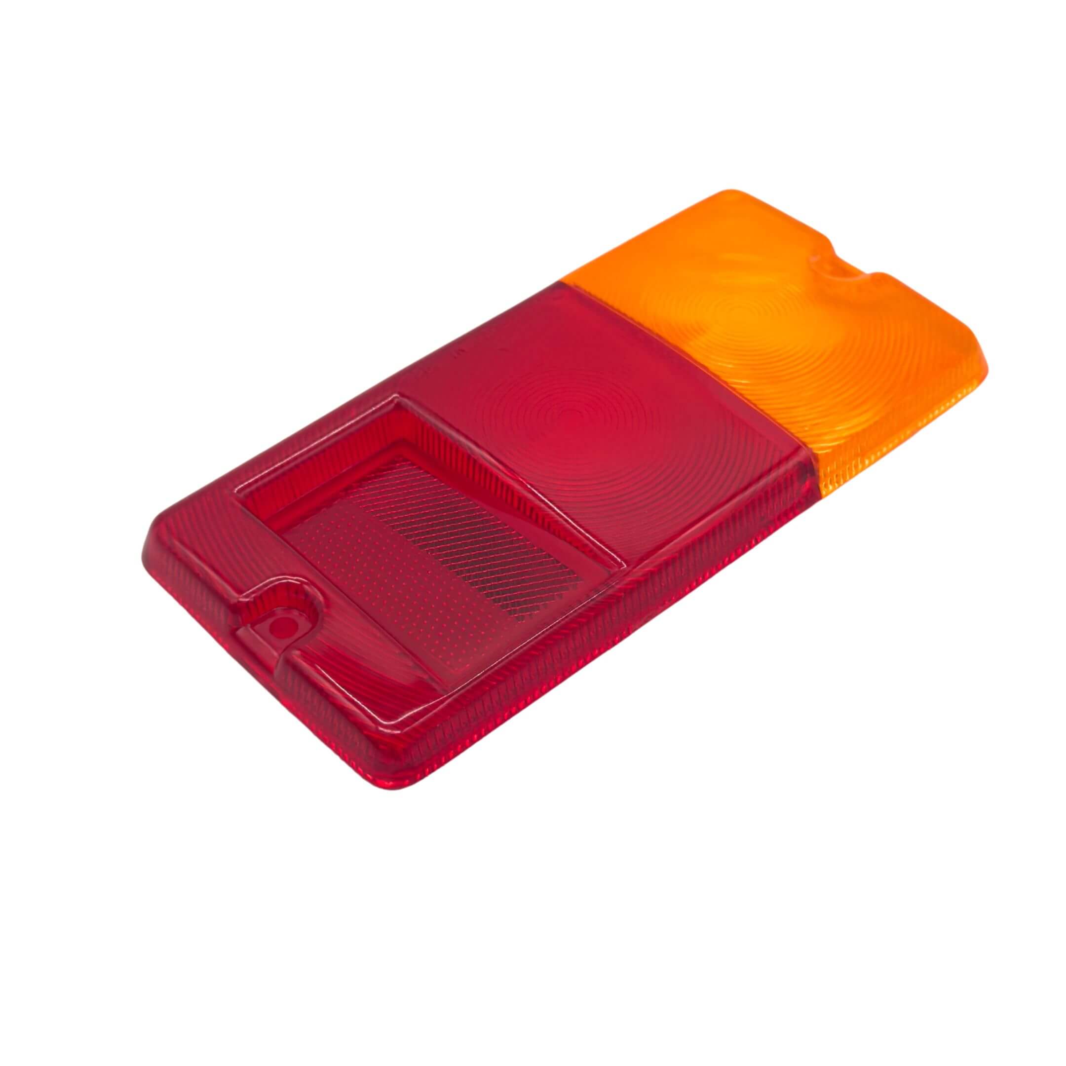 Tail Light Lens Cover for Driver Side - Right Side, compatible with Daihatsu Hijet Truck S100, S110 Models (1994-1996), featuring a red and amber design.
