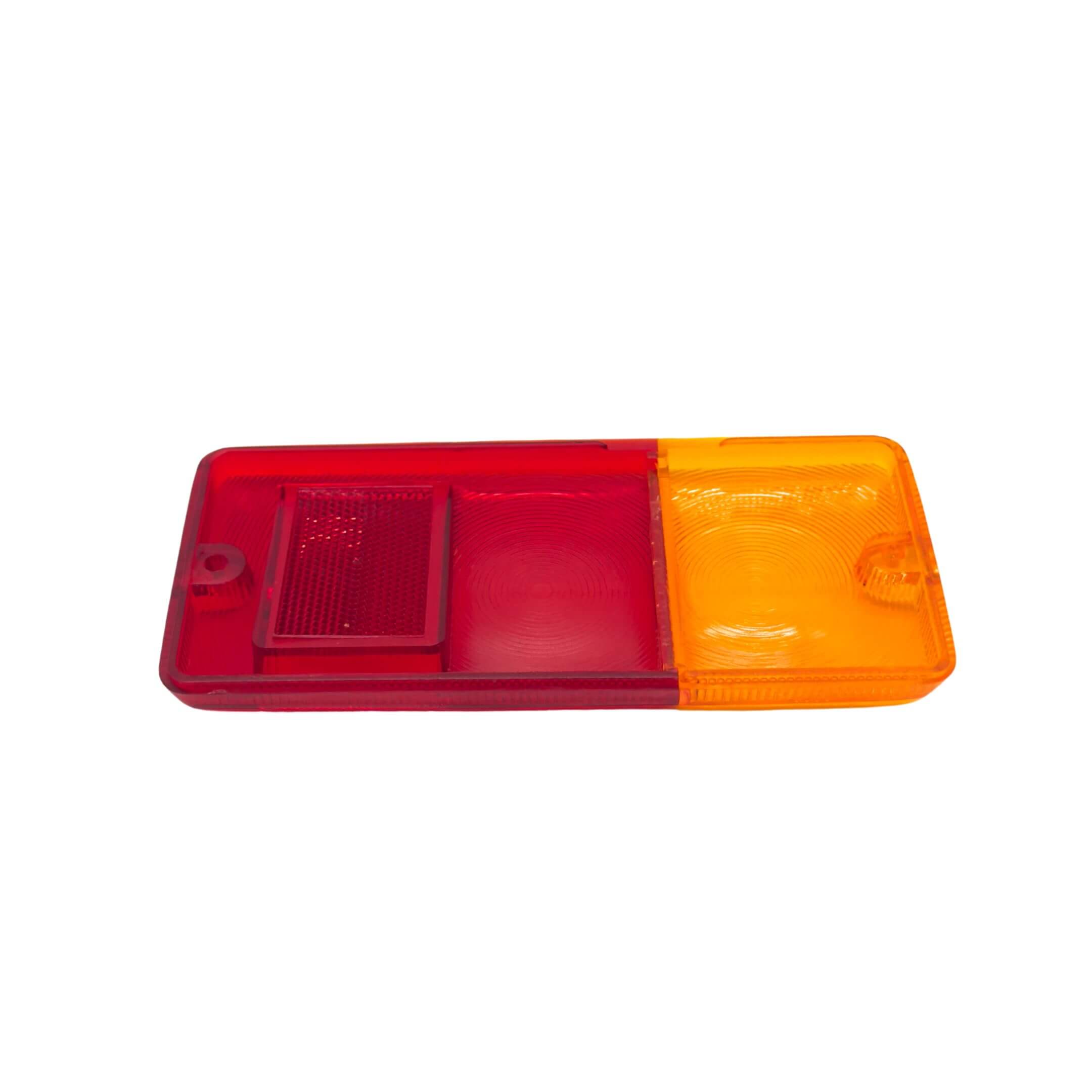 Tail Light Lens Cover for Driver Side, Right Side, Daihatsu Hijet Truck S100, S110 Models 1994-1996, featuring a red and amber design.