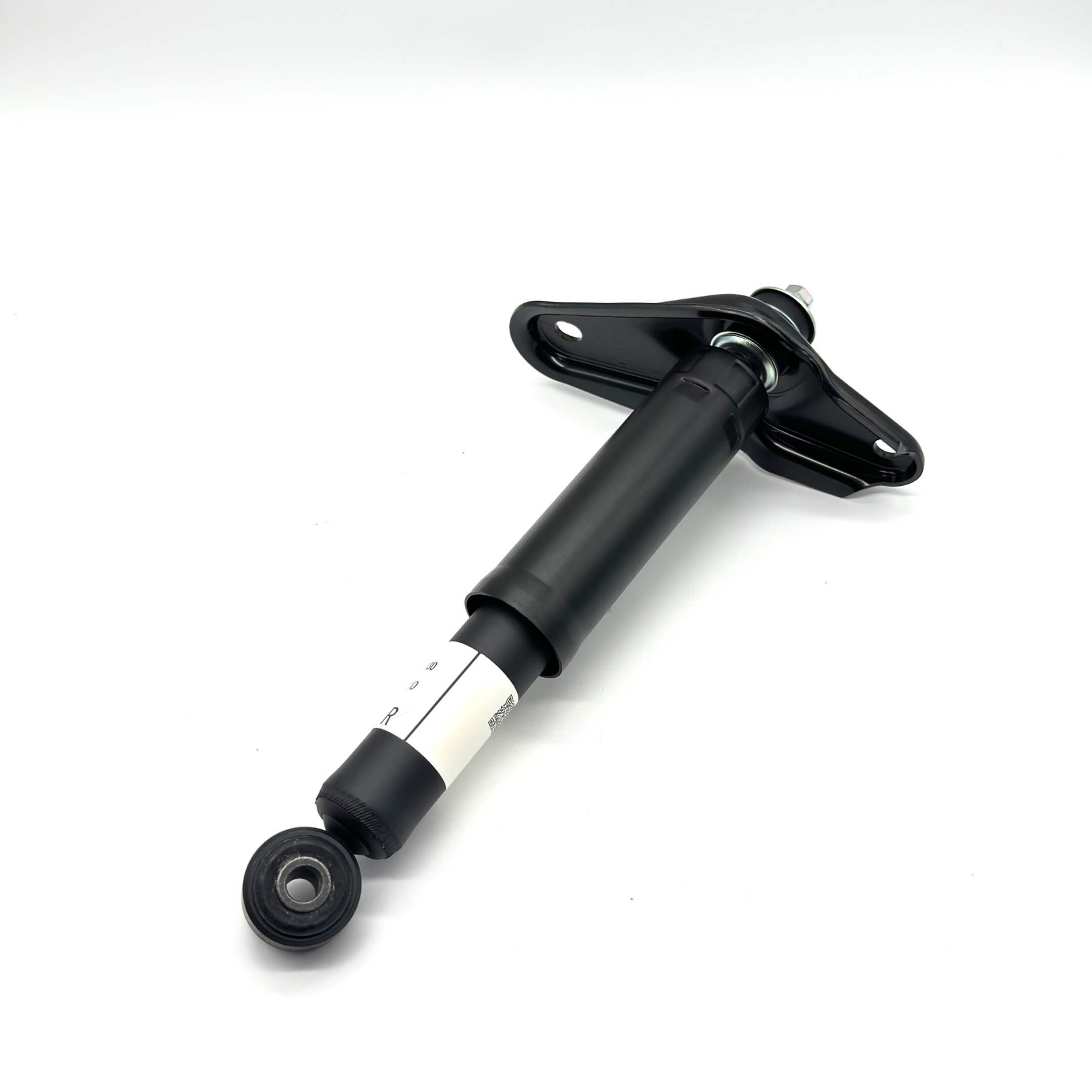 Black rear right shock absorber for Honda Vamos Van HM1, HM2 models, 1999-2018.