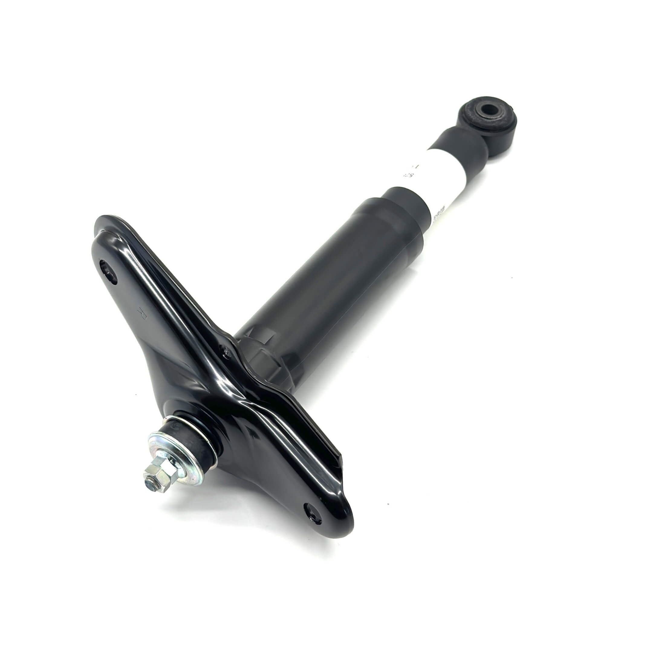 Black rear right shock absorber for Honda Vamos Van HM1, HM2 models (1999-2018).