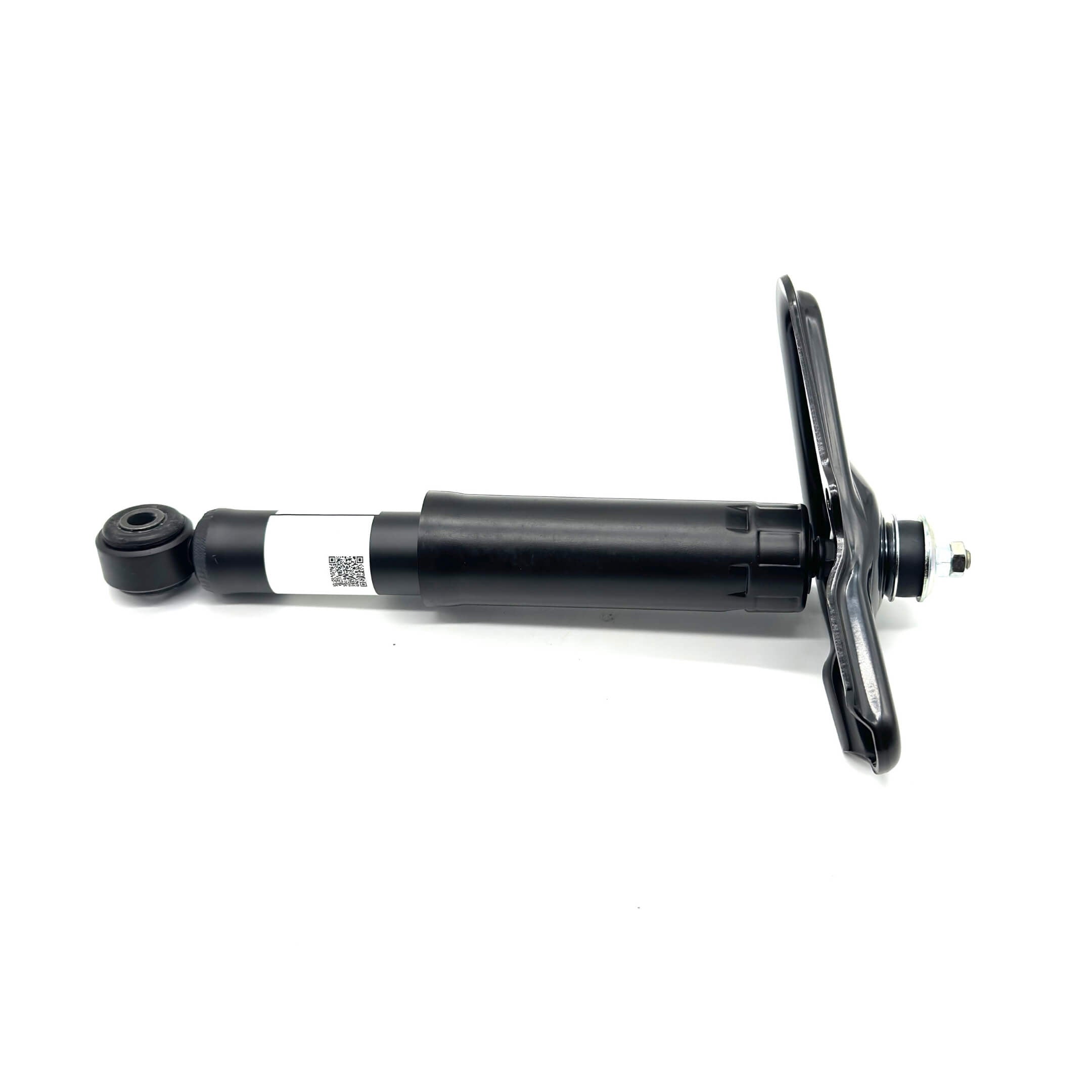 Black rear left shock absorber for Honda Vamos Van HM1, HM2 models, 1999-2018.