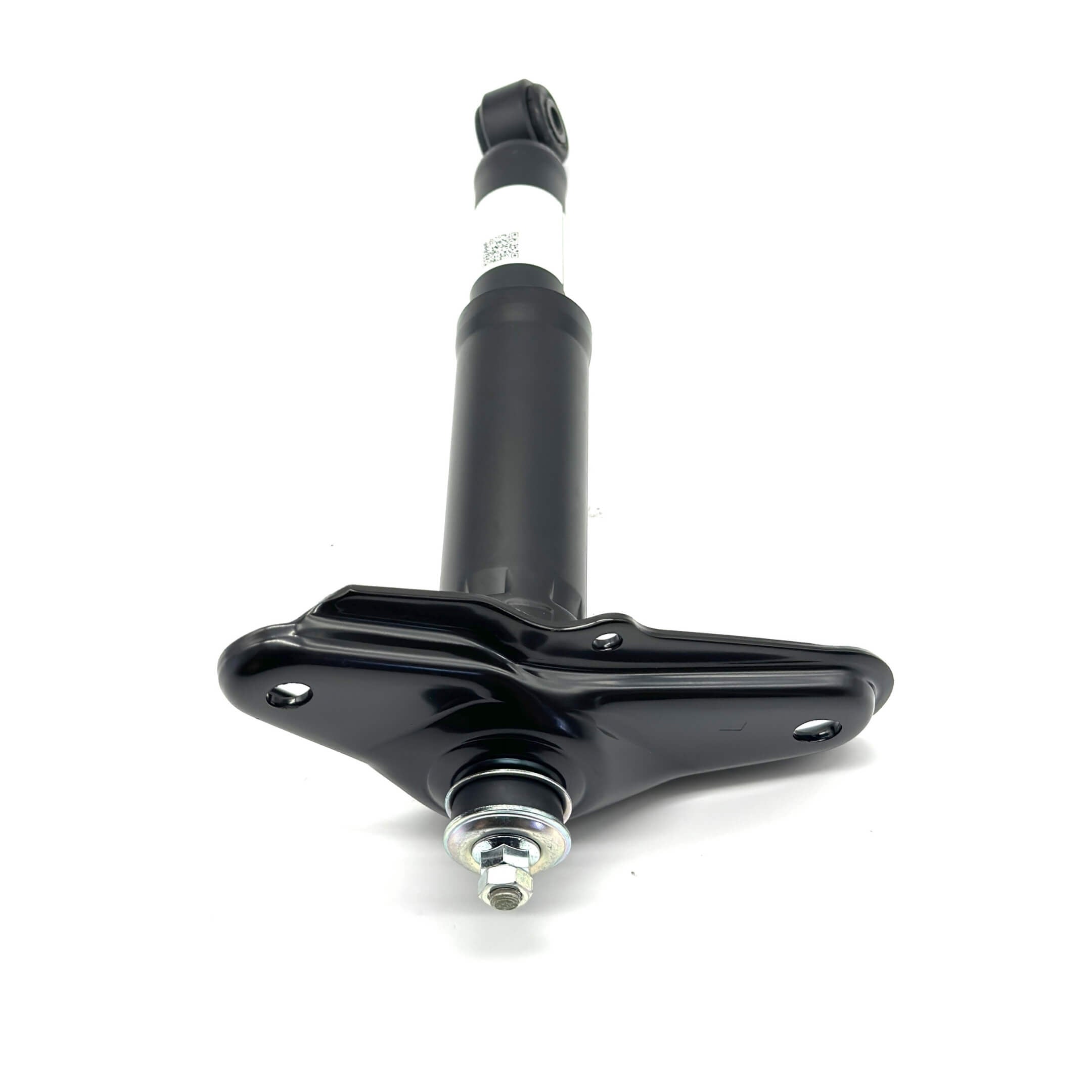 Black rear left shock absorber for Honda Vamos Van HM1, HM2 models, 1999-2018.