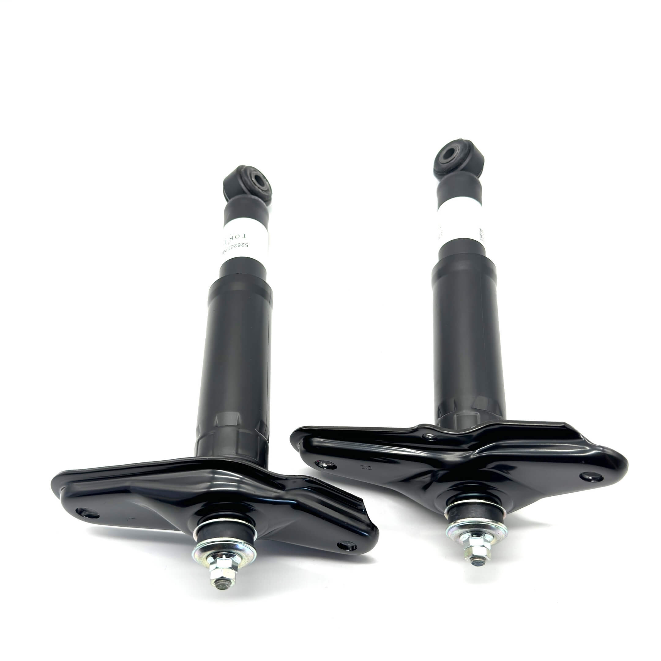 Black rear shock set for Honda Acty Van HH5, HH6 models, 1999-2009, featuring durable construction and precise fit.