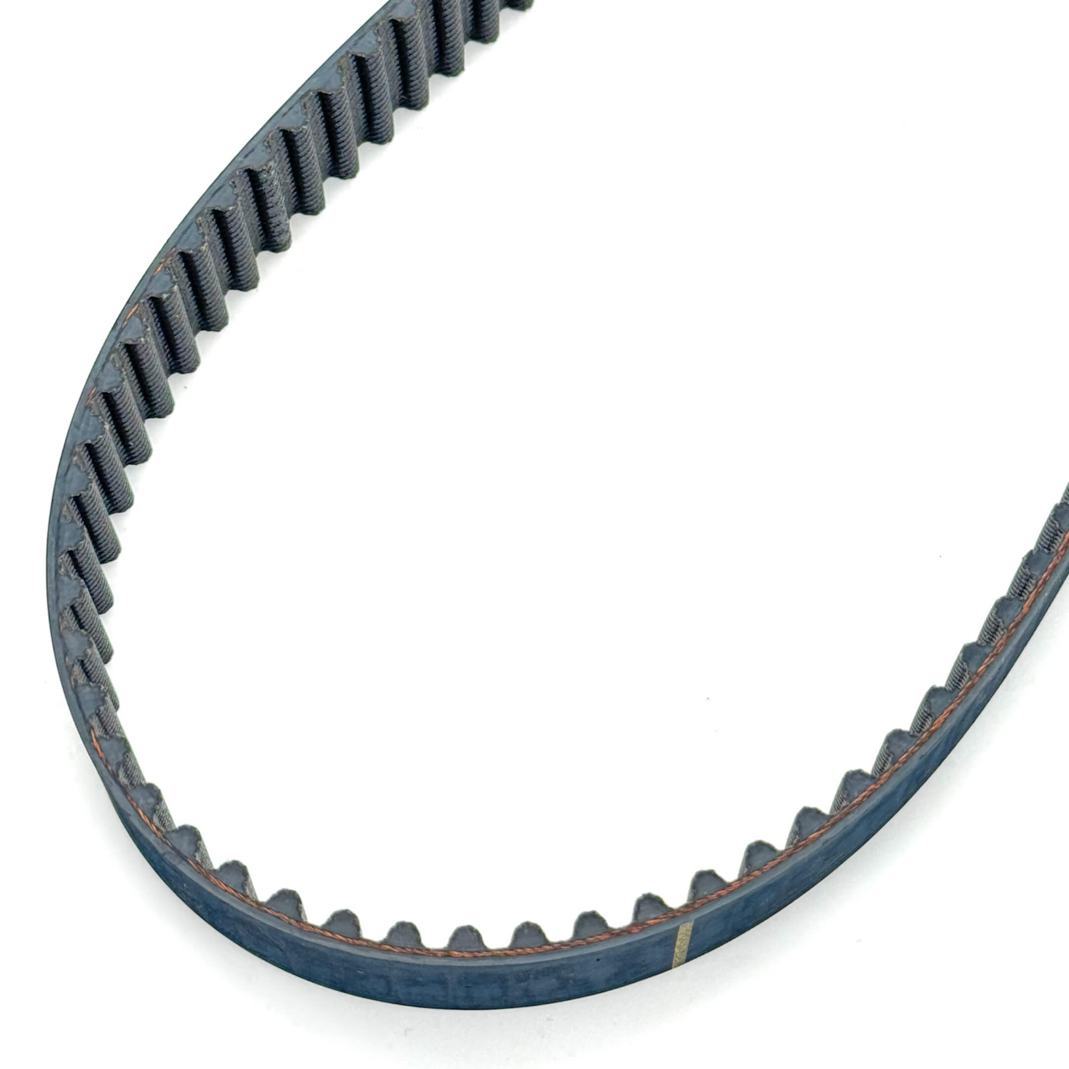 Side view of timing belt for Daihatsu Hijet and Midget models, showcasing premium materials for long-lasting performance.