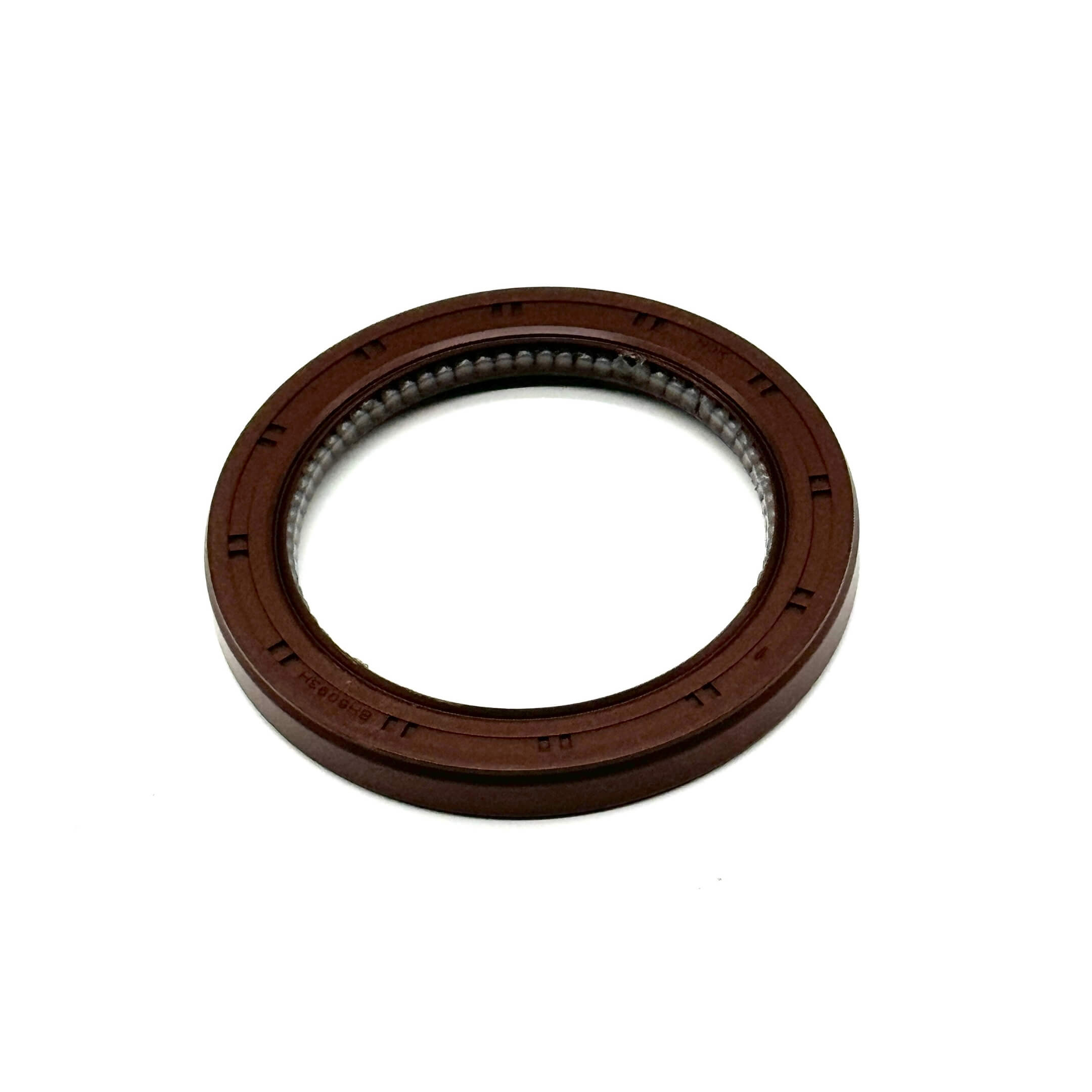 Brown rear main seal for Honda Vamos Van HM1, HM2 models (1999-2018), featuring durable rubber construction.