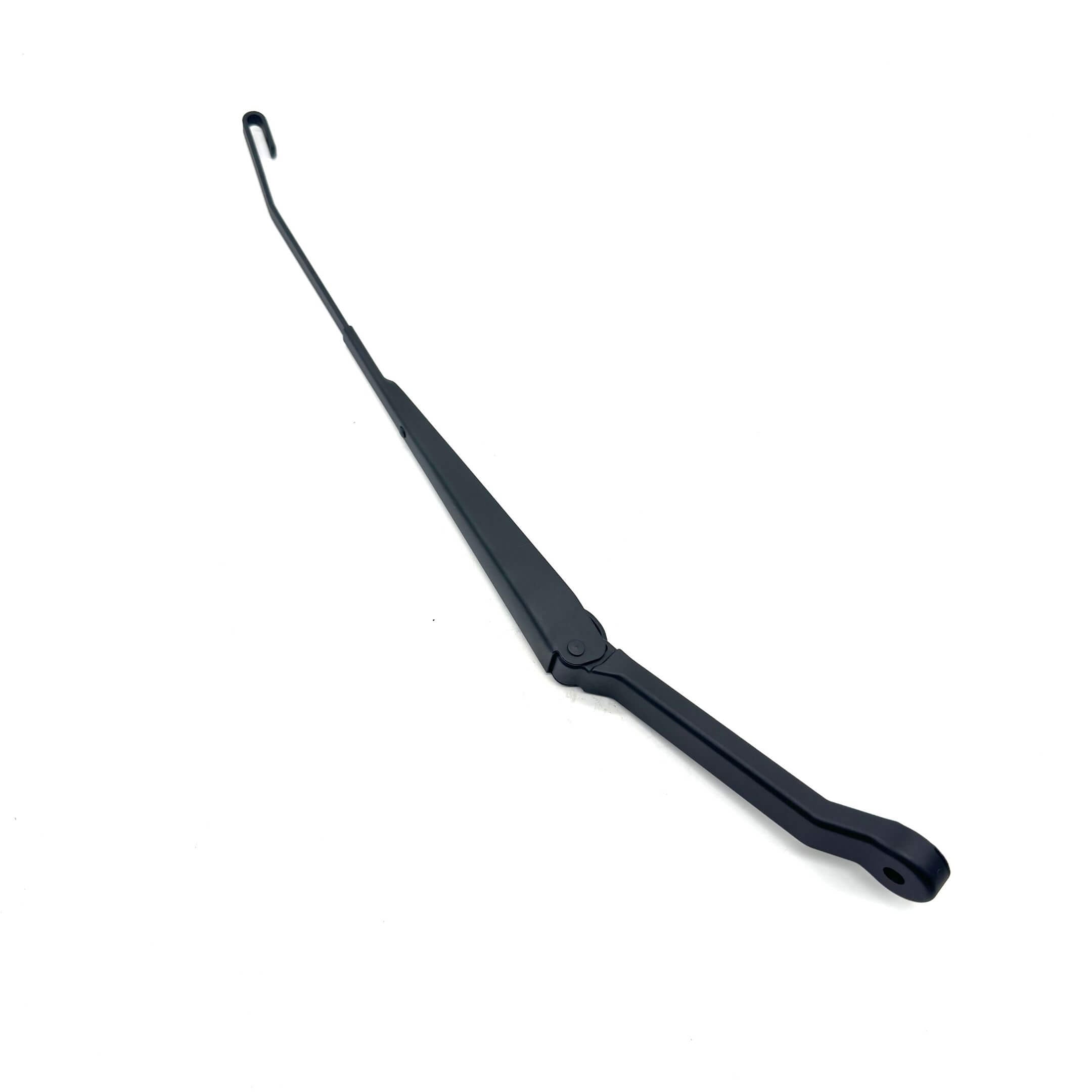 Driver-side wiper arm for Honda Acty Truck HA6, HA7 models 1999-2009, featuring a durable black metal design for reliable windshield wiping.