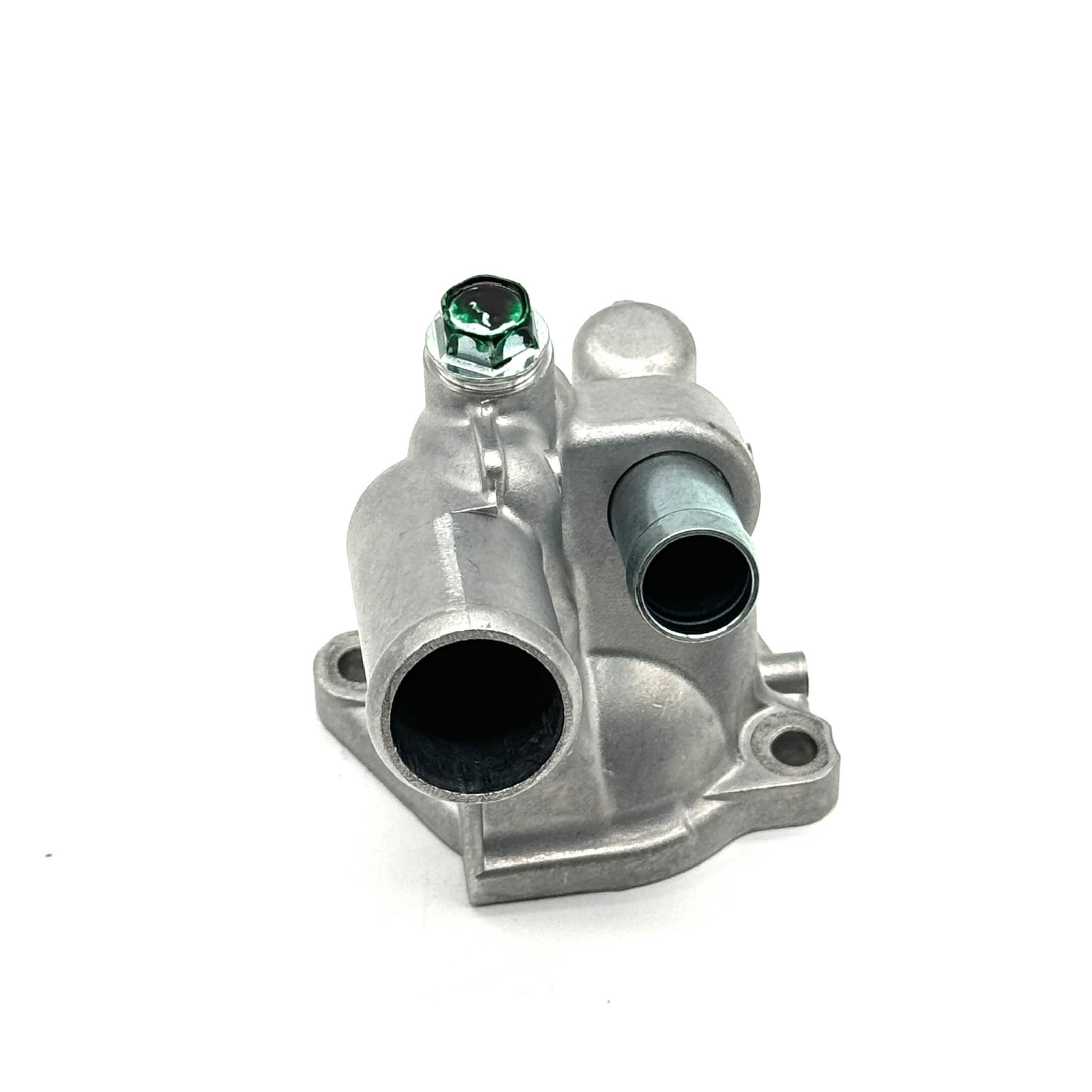 Side view of thermostat housing, highlighting its OEM fitment for Honda Acty cooling systems.