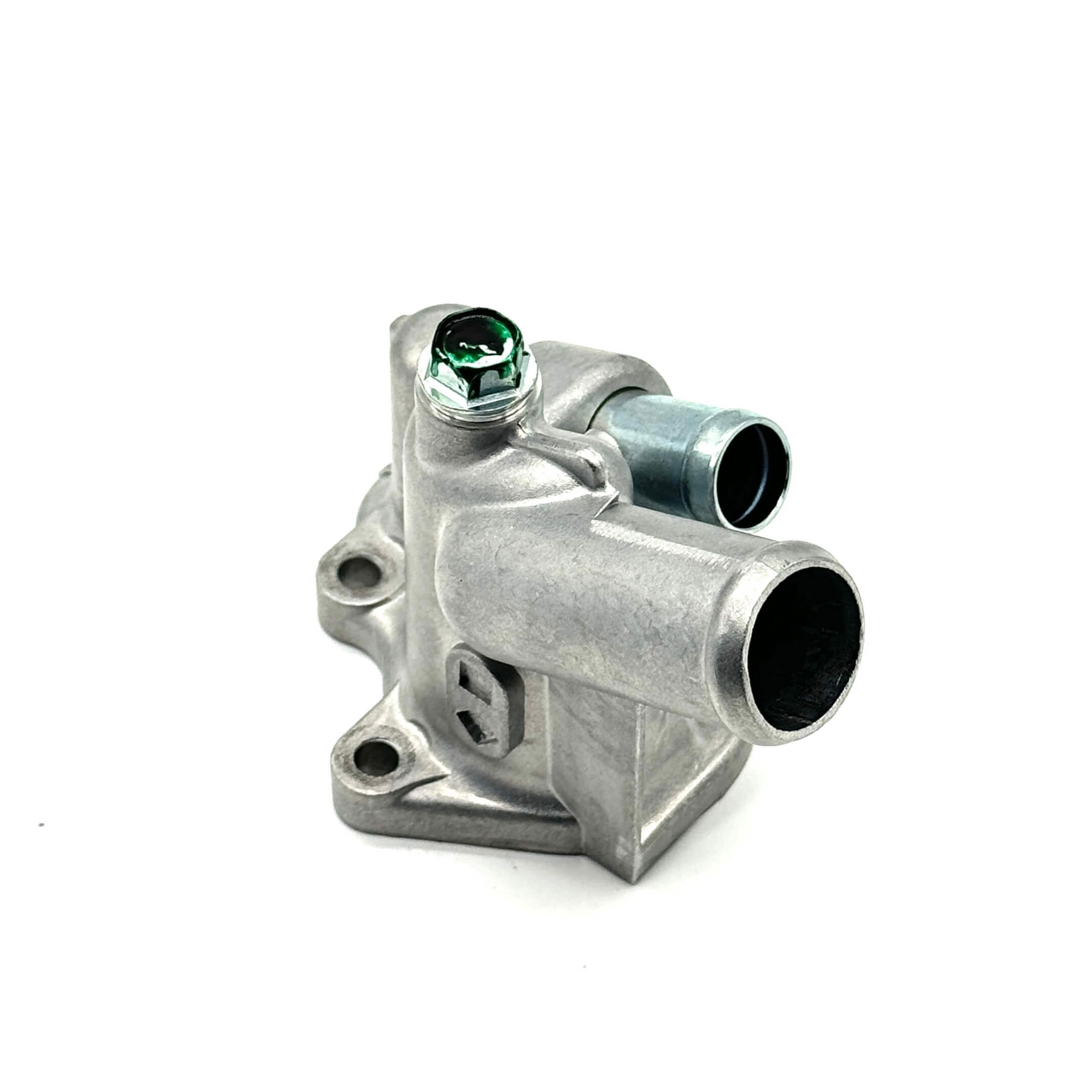 Detailed image of thermostat housing, designed to withstand wear and maintain cooling efficiency in Honda Acty Trucks.