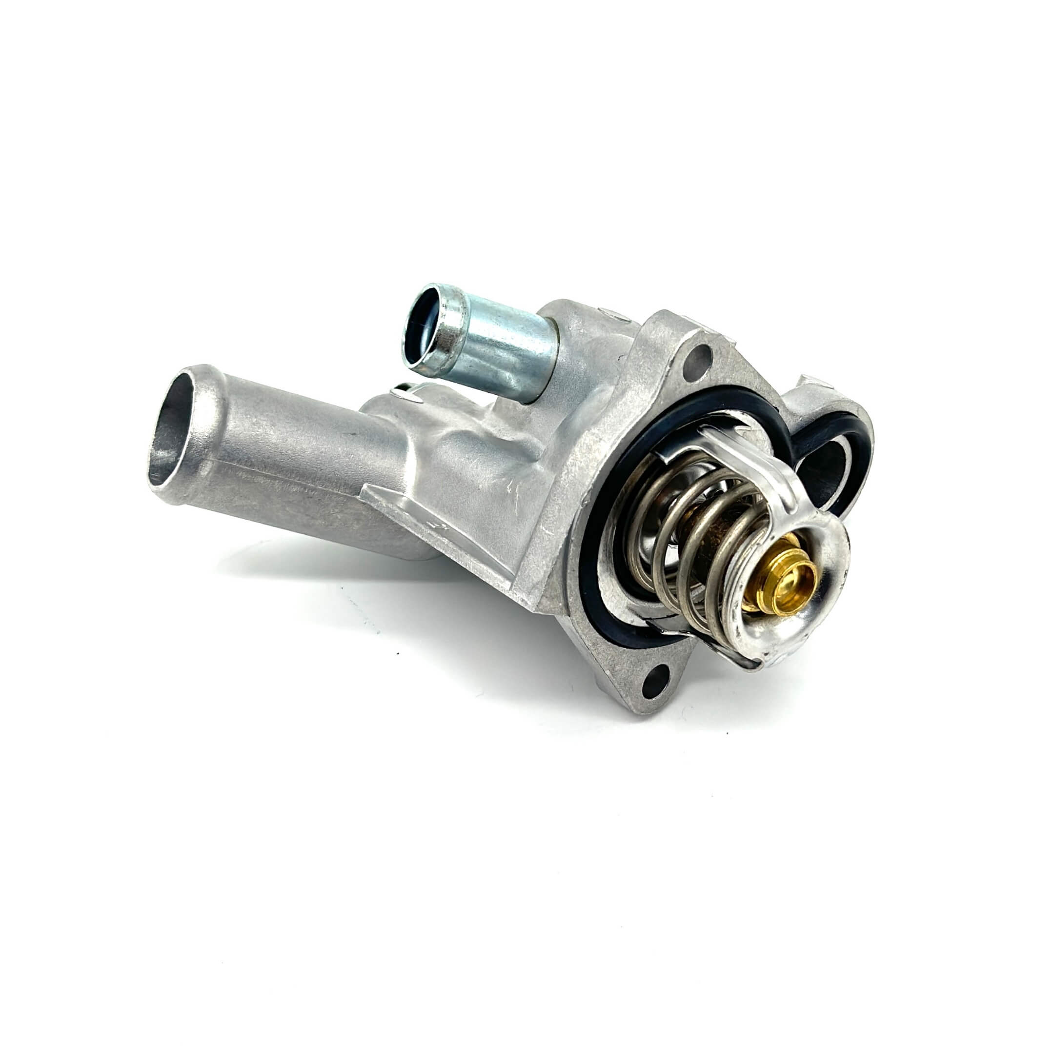 Honda Acty Truck HA6, HA7 thermostat housing with integrated connectors for seamless installation.