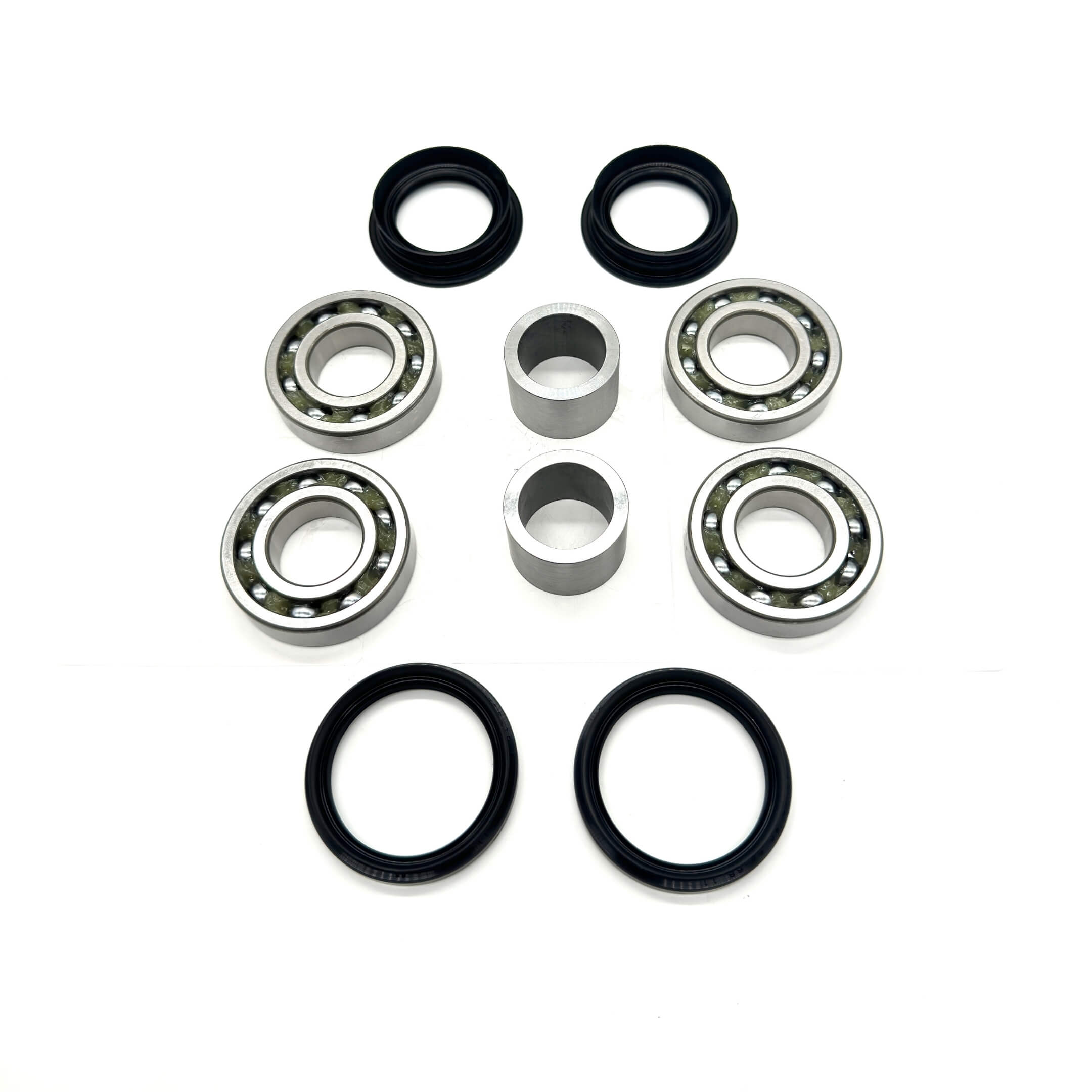 Wheel Bearing Set - Rear for Honda Acty Truck HA3, HA4 Models 1990-1999, featuring durable metal bearings and black seals.