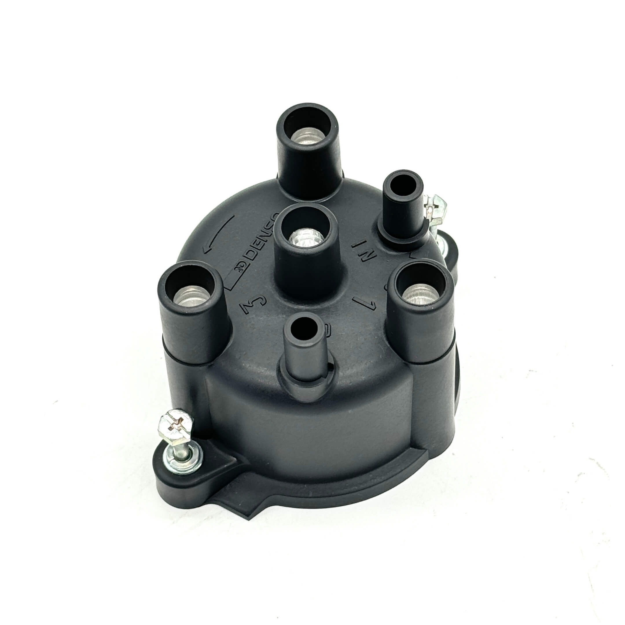 Underside of Distributor Cap for S100P, S110P, and Daihatsu Midget vehicles, illustrating compatibility.