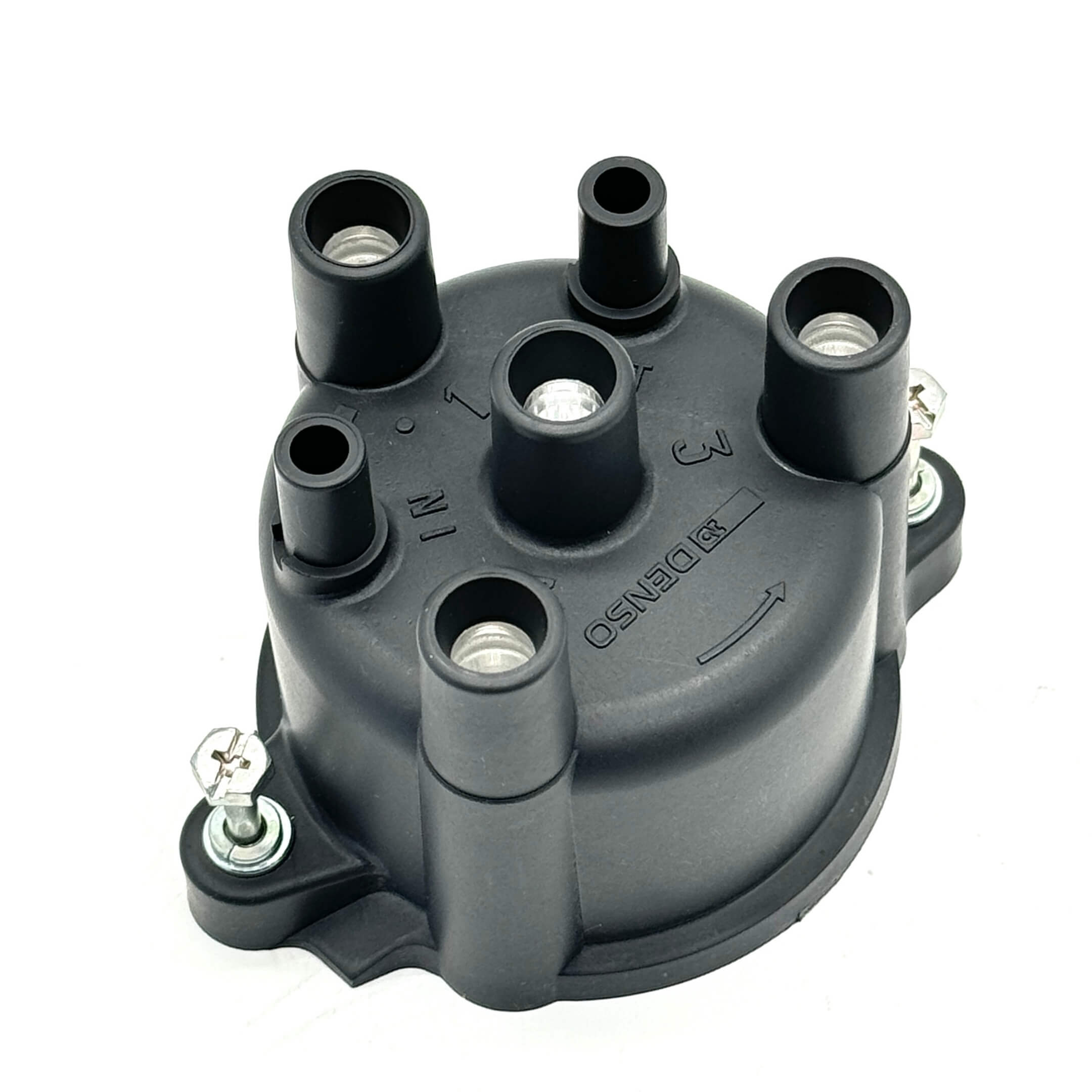 Polished finish of Genuine Daihatsu EFNS Distributor Cap for long-lasting performance.