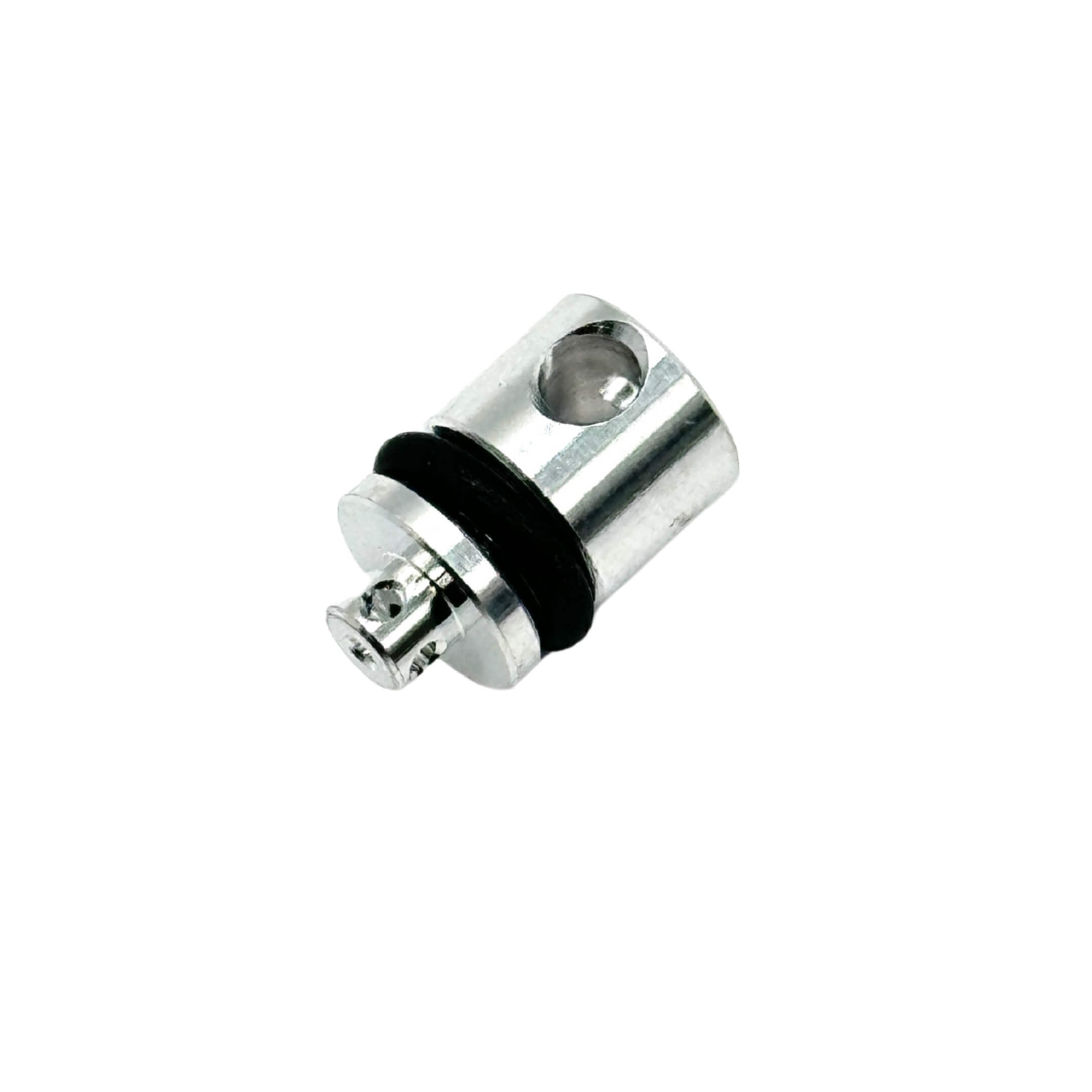 Silver piston pump for Honda Acty Van HH3, HH4 models (1990-1999) featuring a compact design with black sealing ring.