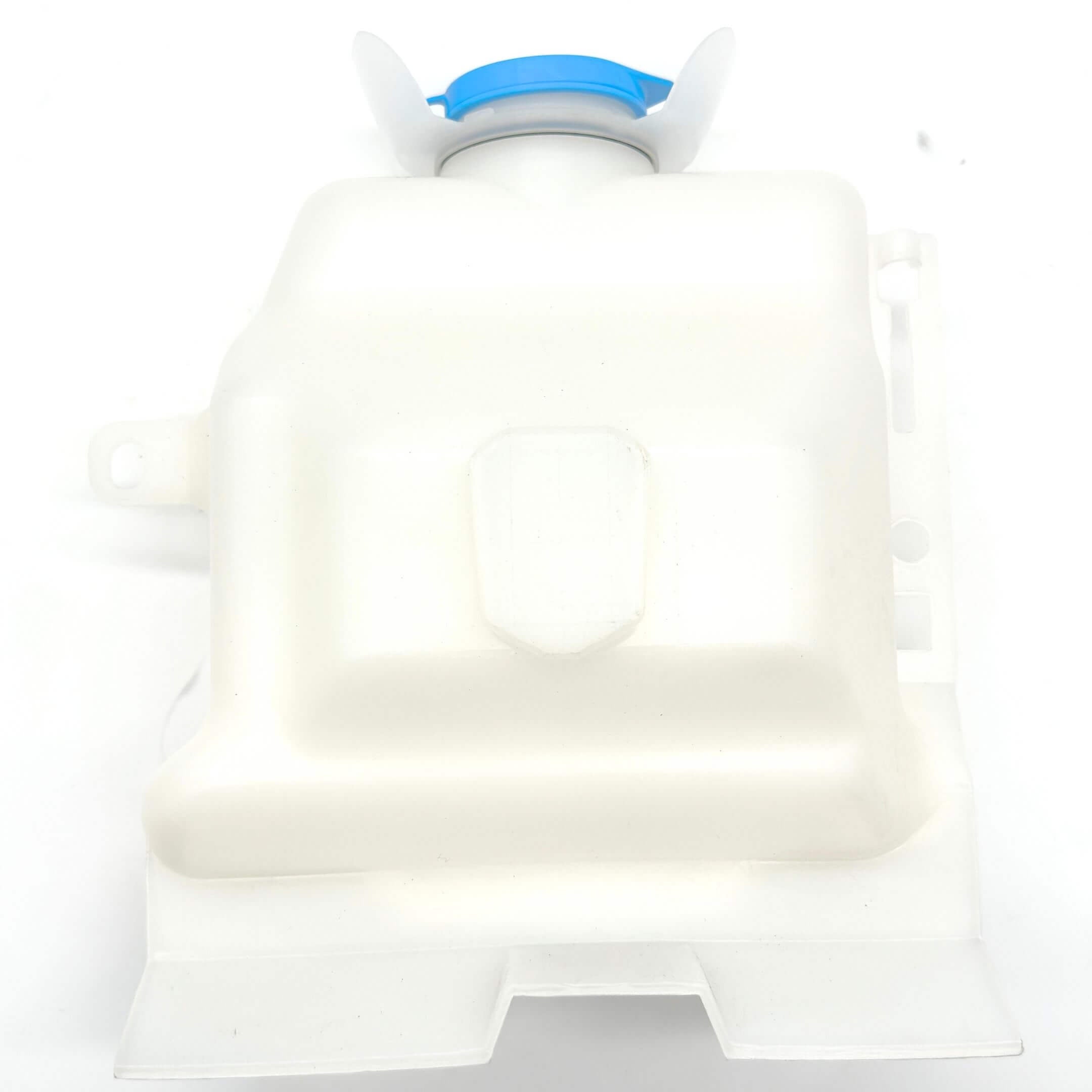 Close-up of Genuine Honda Windshield Washer Tank for Honda Acty HA6, HA7 (1999-2009) with blue cap.