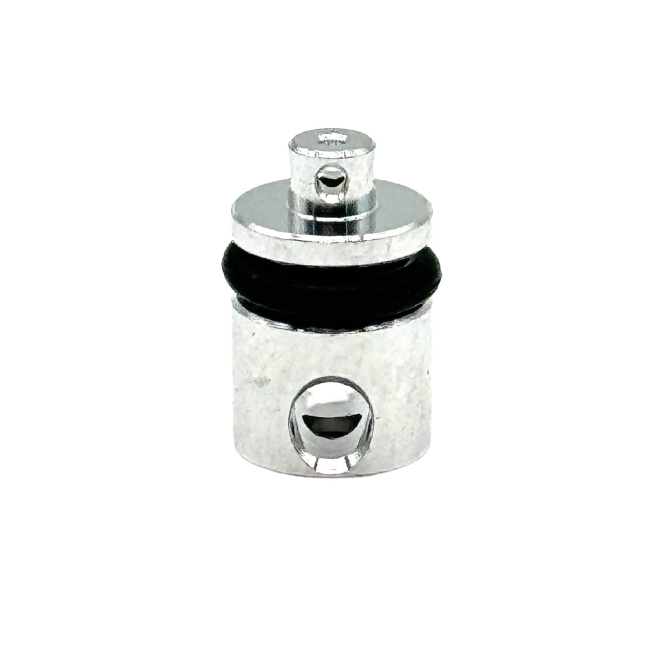 Silver piston pump for Honda Acty Truck HA3, HA4 models (1990-1999), featuring a compact design with a black seal.