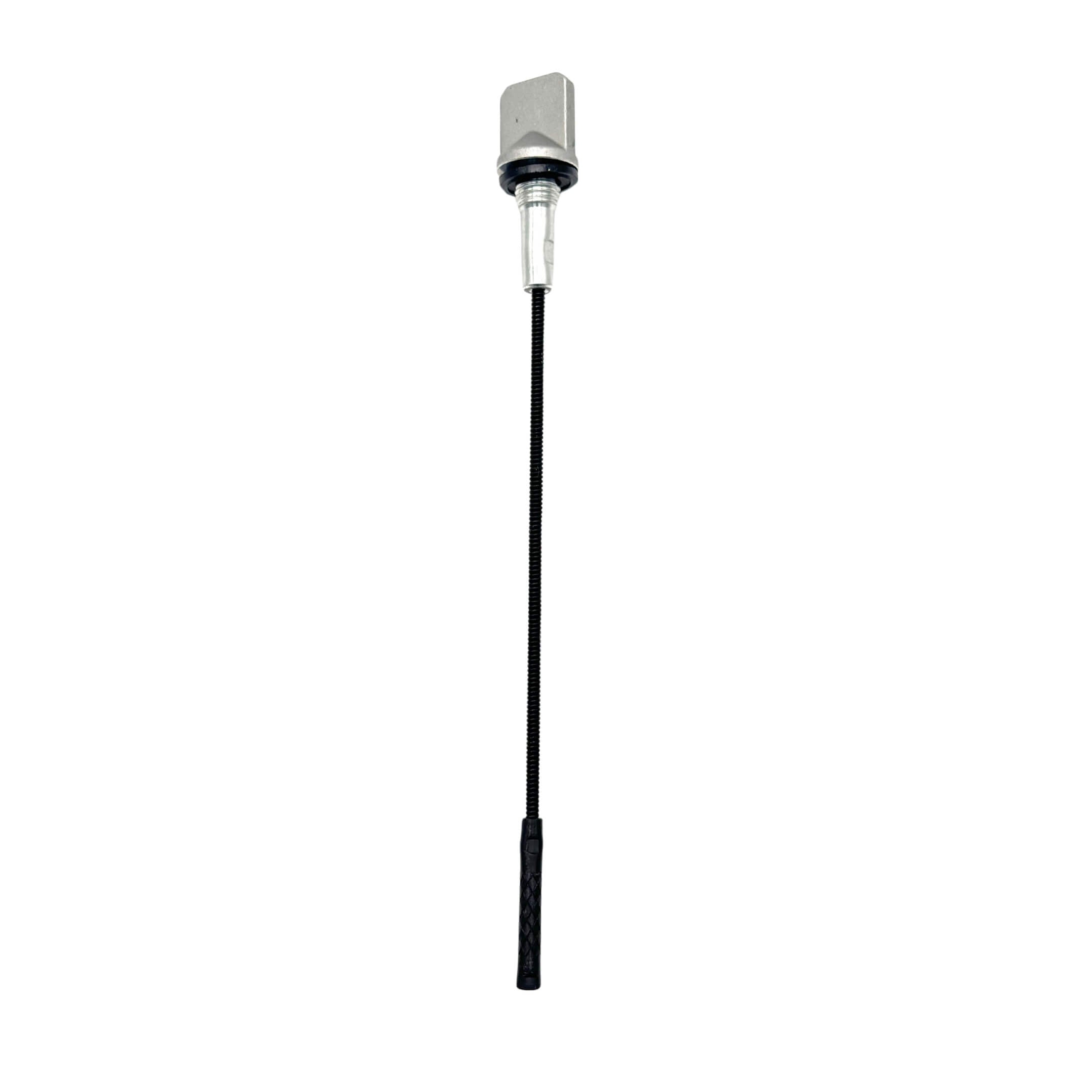 Oil Dip Stick for Honda Acty Truck HA6, HA7 Models (1999-2009), featuring a black flexible rod and silver handle.