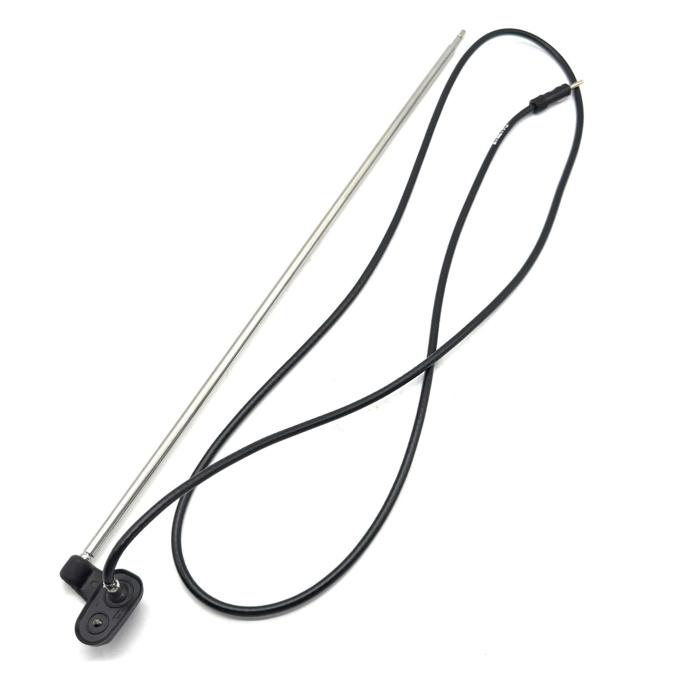 Silver antenna with black cable for Honda Acty Van HH5, HH6 models, 1999-2009.