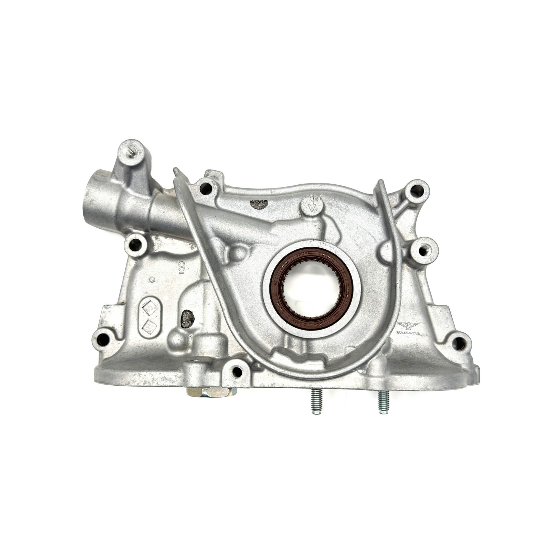 Genuine silver oil pump for Honda Vamos Van HM1, HM2 models (1999-2018) featuring durable construction and precise fit.