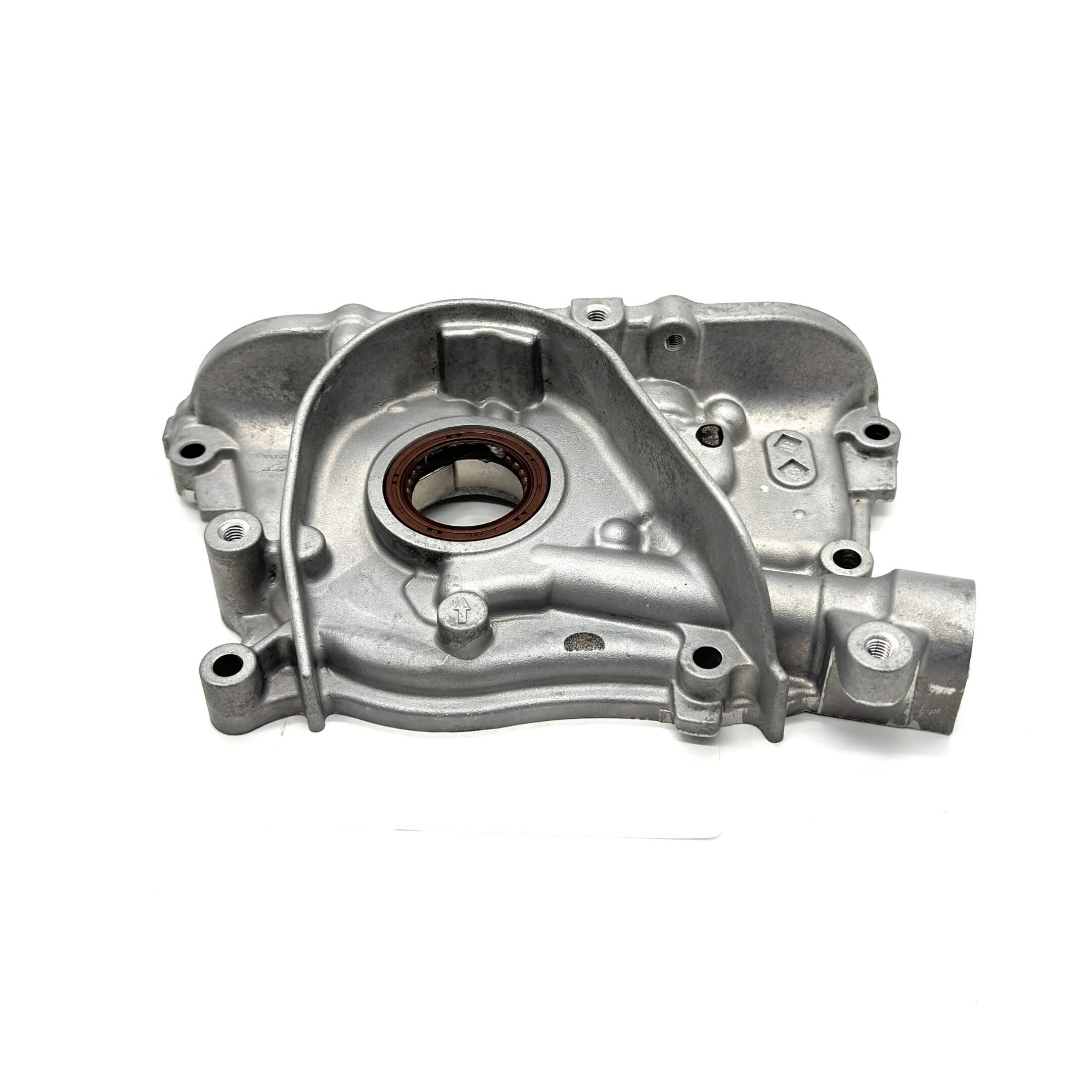 Genuine silver oil pump for Honda Vamos Van HM1, HM2 models (1999-2018).