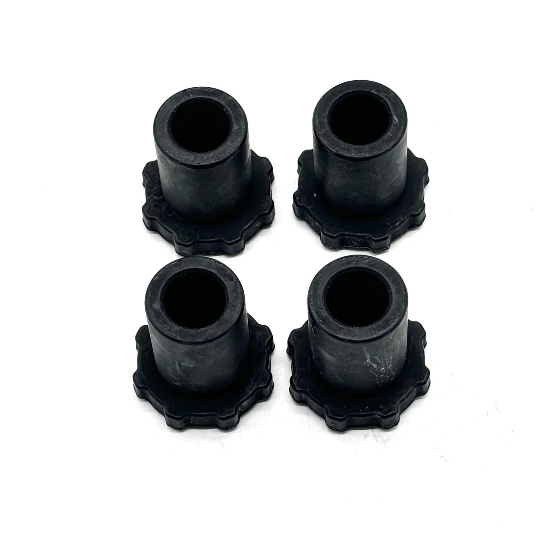 Black rear leaf spring top bushings set for Honda Vamos Van HM1, HM2 models, 1999-2018.