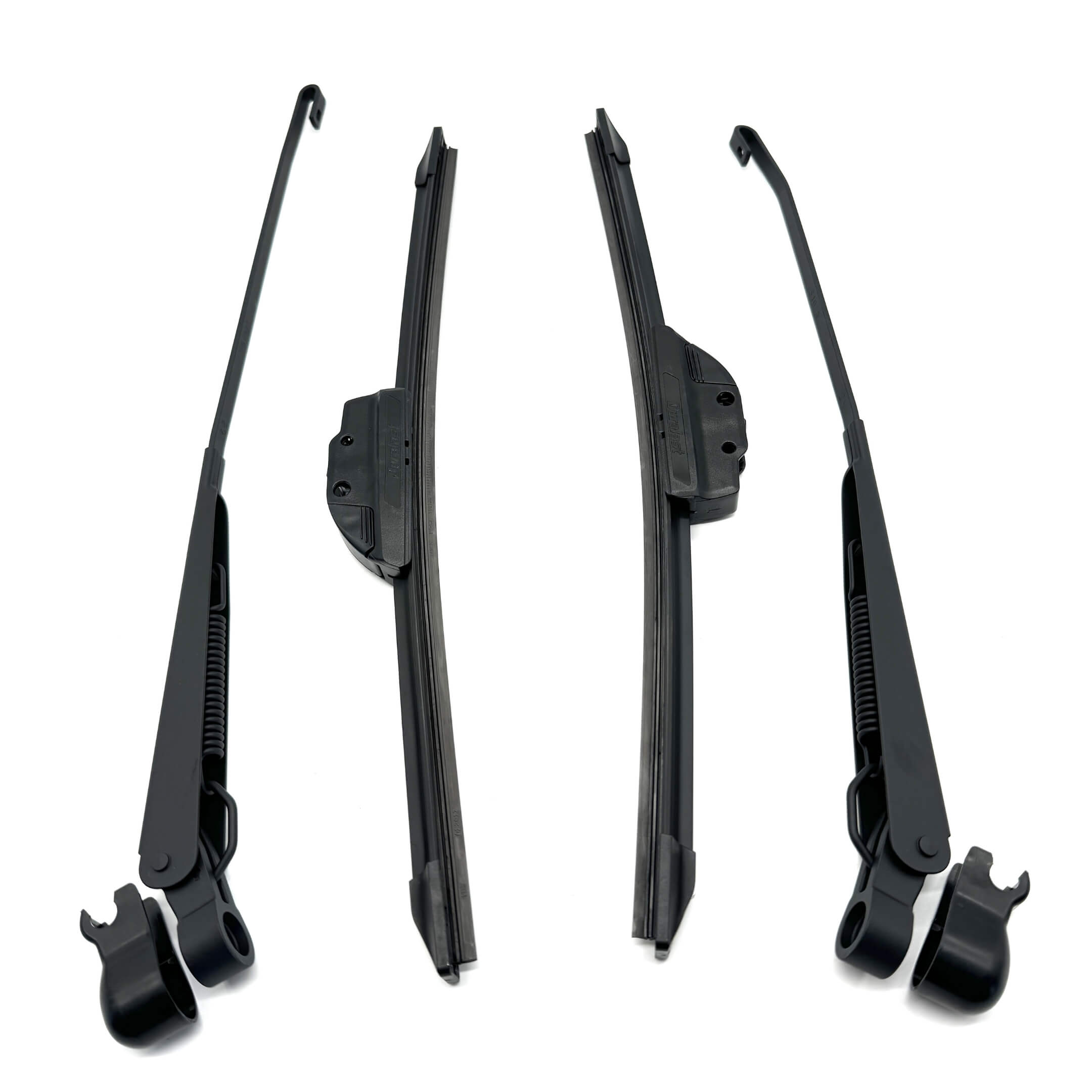 Complete set of Honda Wiper Arms and Duralast Flex Wiper Blades for Honda Acty HA1, HA2, HA3, HA4 models 1988-1999