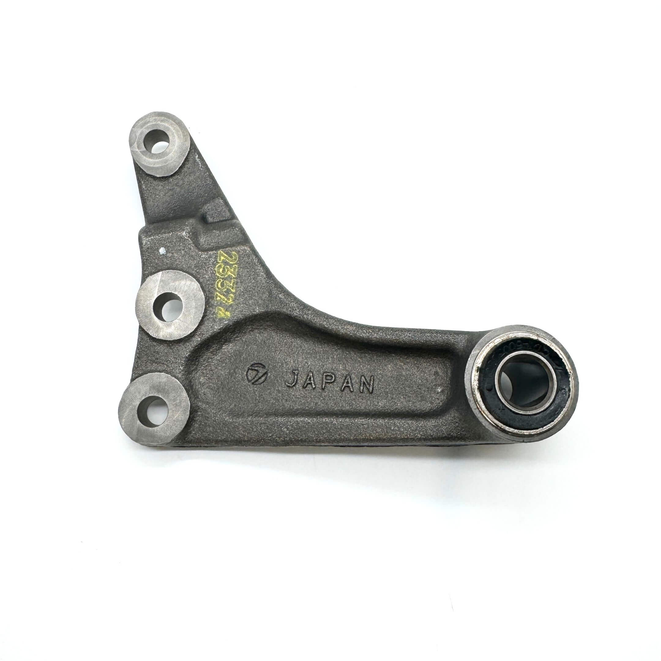 Center steering link for Subaru Sambar Truck KS3, KS4 (1990-1999), featuring durable cast metal construction with precision-engineered mounting points.