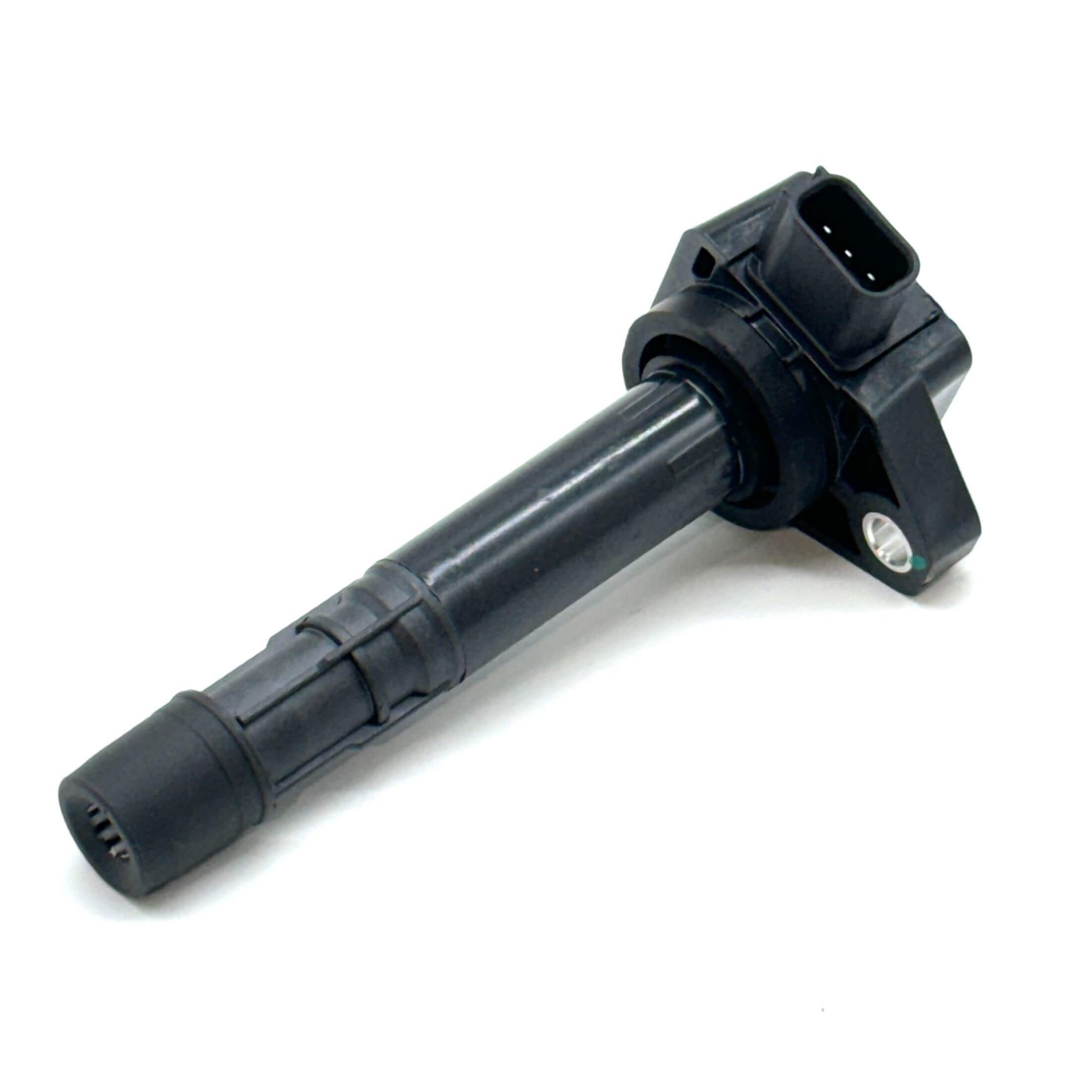 Detailed side view of an NGK ignition coil, ensuring precise fitment for Honda Acty Truck E07Z engines (1999-2009).