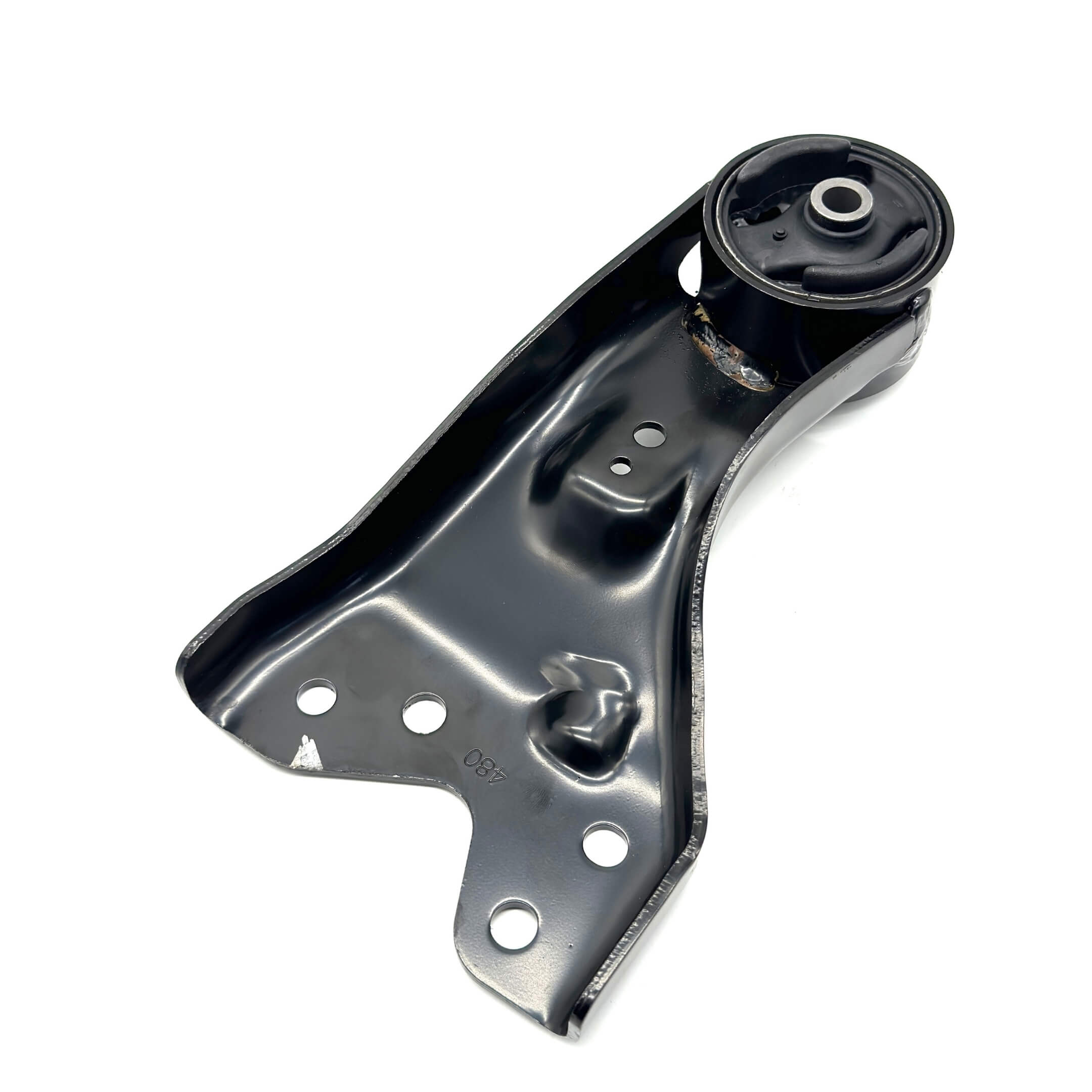 High-strength steel transmission mount for Subaru Sambar 4WD, showcasing durable construction.