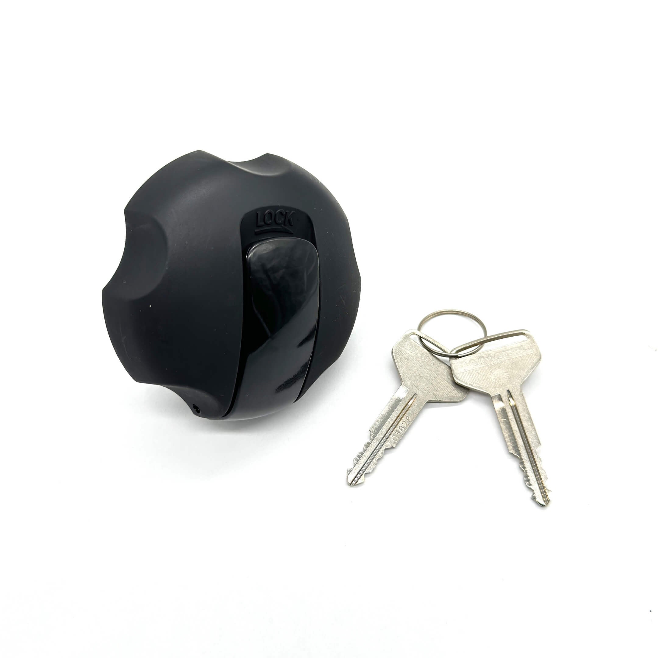 Complete Daihatsu Hijet Fuel Cap & Key Set, ideal for S100P-S140P models, with easy-to-use locking mechanism.