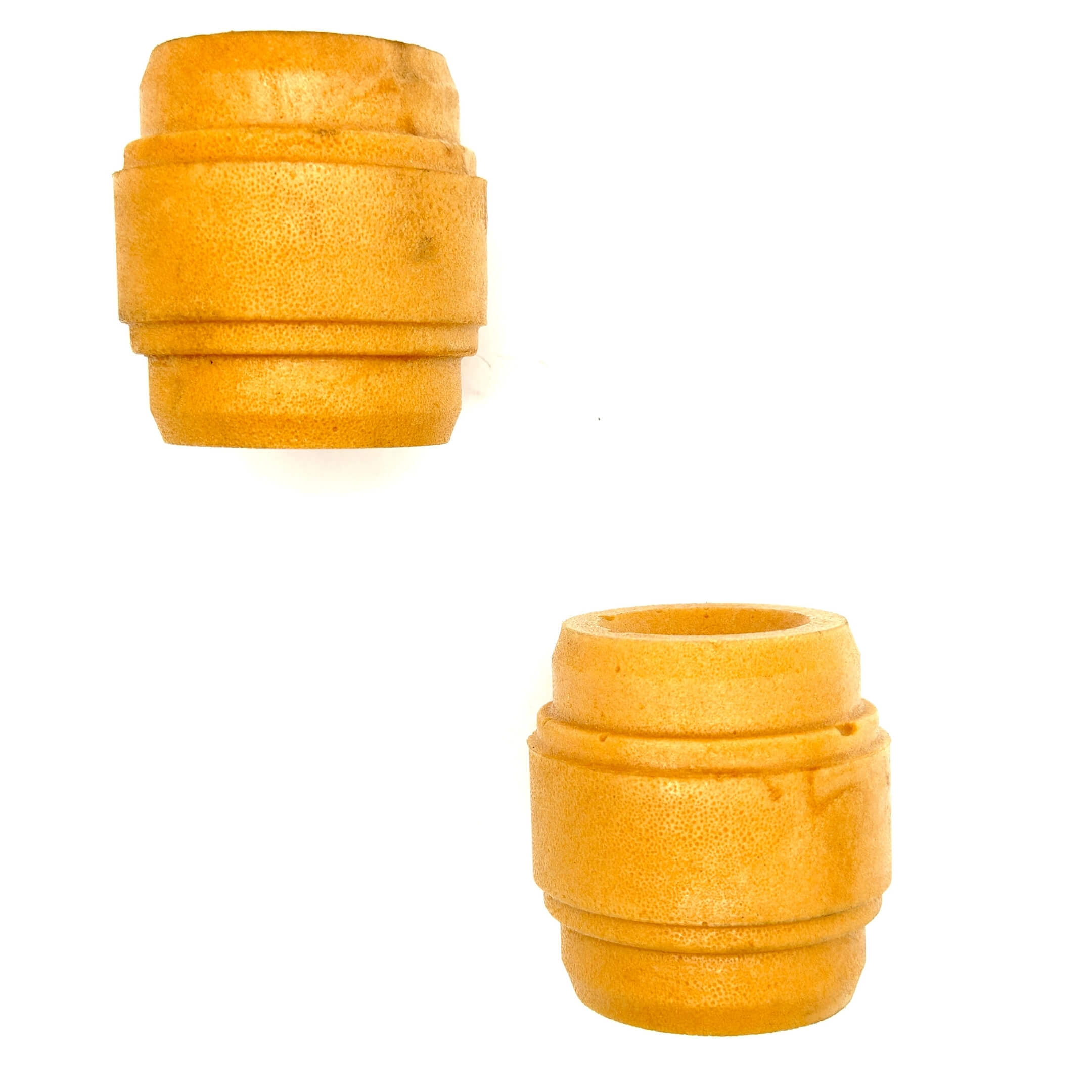 Front Bump Stopper for Honda Acty Truck HA3, HA4 Models (1990-1999), durable orange rubber construction.